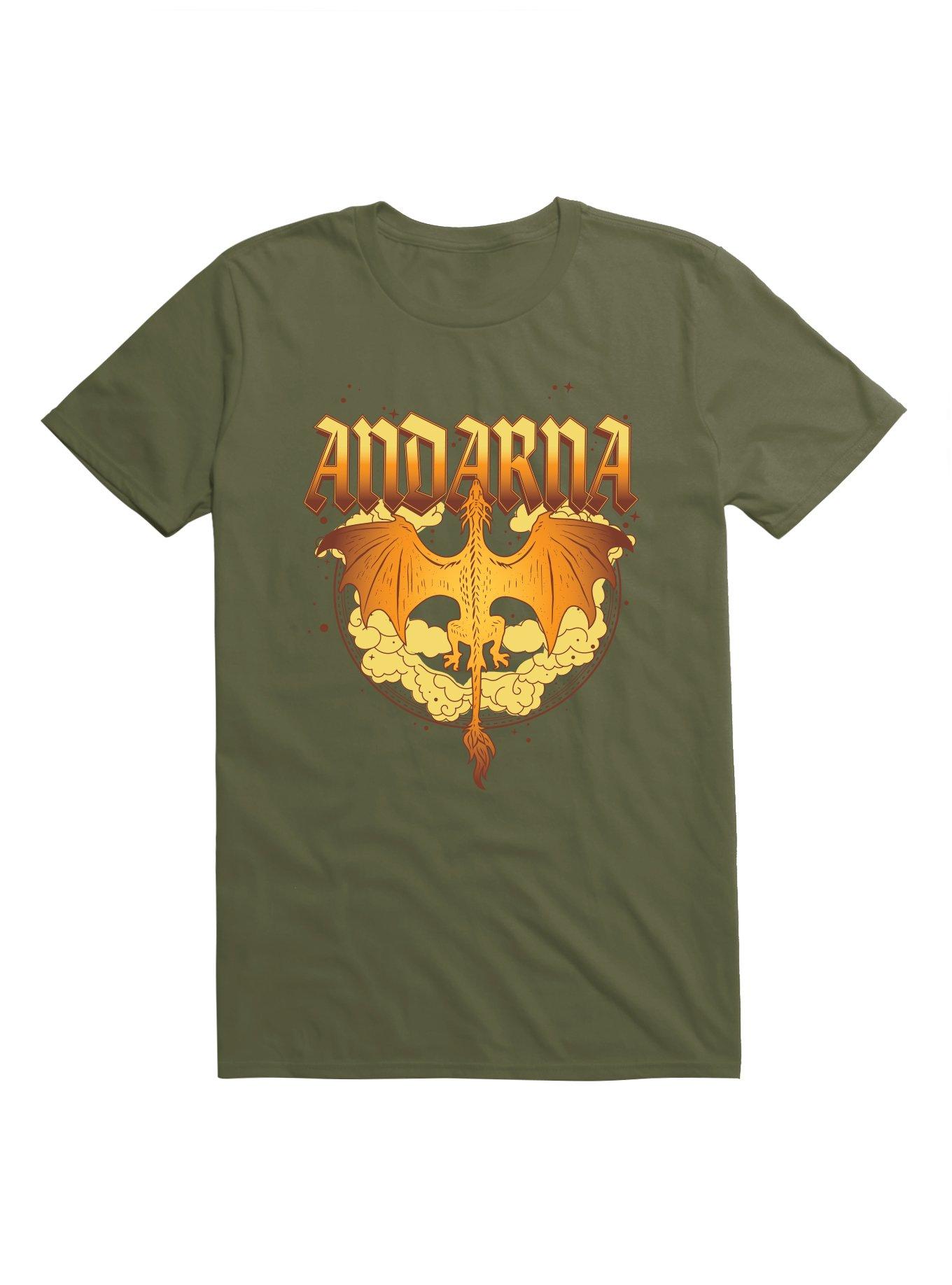 Fourth Wing Andarna Dragon Flight T-Shirt Hot Topic Exclusive