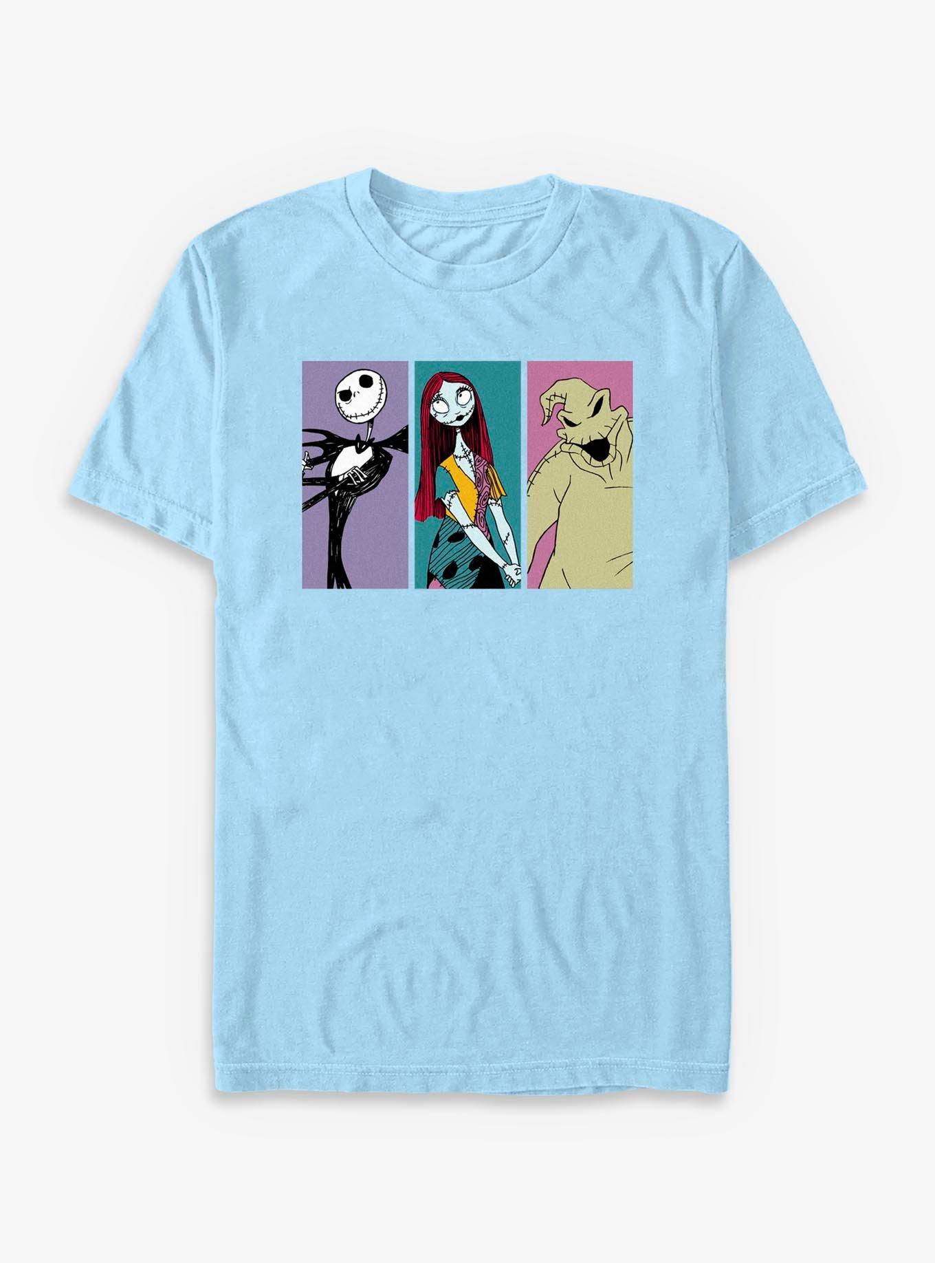 Disney The Nightmare Before Christmas Squared Group T-Shirt T-Shirt | Streetwear Vibe | Trending Now