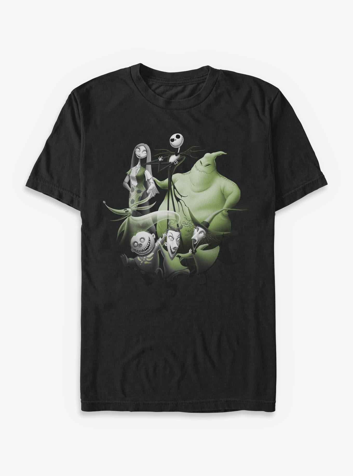 Disney The Nightmare Before Christmas Character Groupshot T-Shirt T-Shirt | Best-Selling Artwork | Trending Now