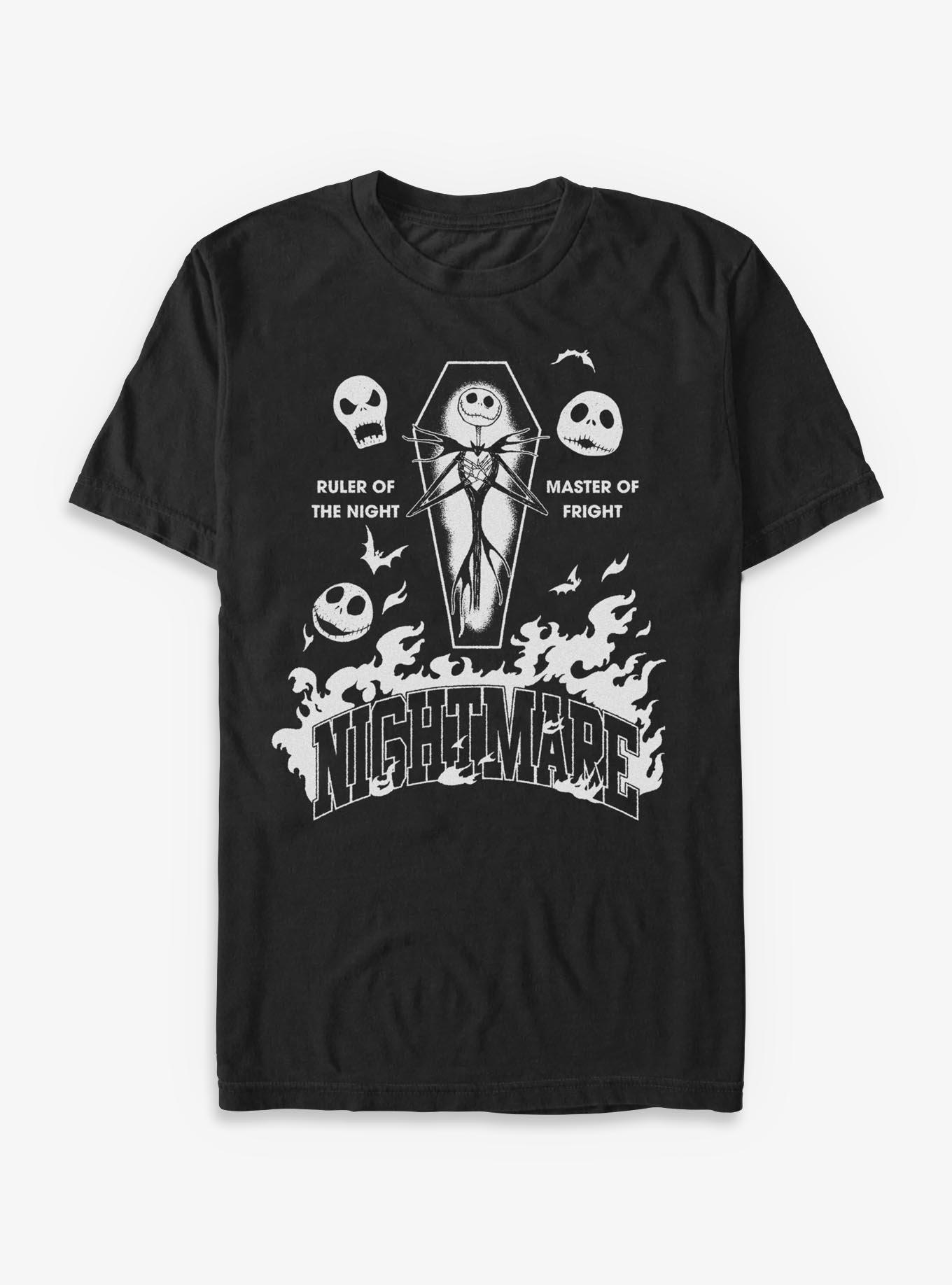 Disney The Nightmare Before Christmas Jack Ruler Of The Night T-Shirt T-Shirt | High-Quality Print | Perfect For Daily Wear