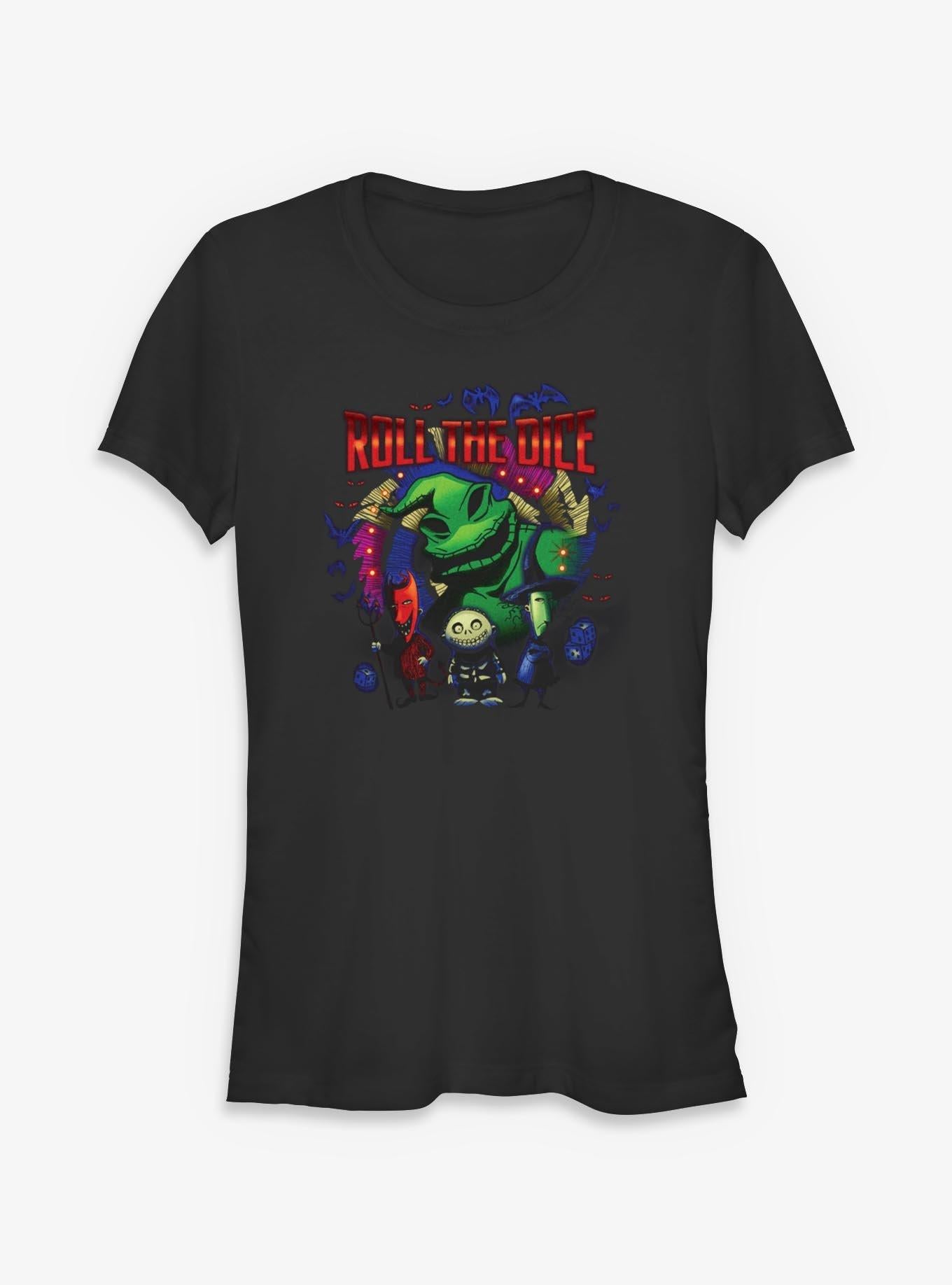 Disney The Nightmare Before Christmas Oogie Roll The Dice Girls T-Shirt T-Shirt | Streetwear Vibe | Perfect For Daily Wear