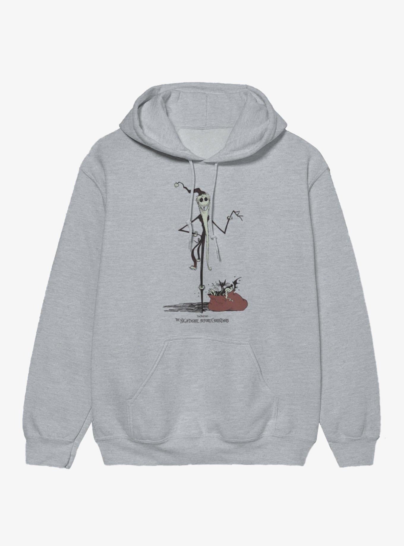 Disney The Nightmare Before Christmas Santa Hoodie Hot Topic Exclusive