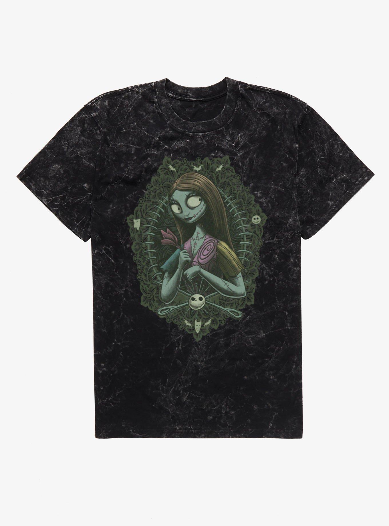 Disney The Nightmare Before Christmas Sally Mineral Wash T-Shirt Hot Topic Exclusive T-Shirt | High-Quality Print | Top Pick For Fans