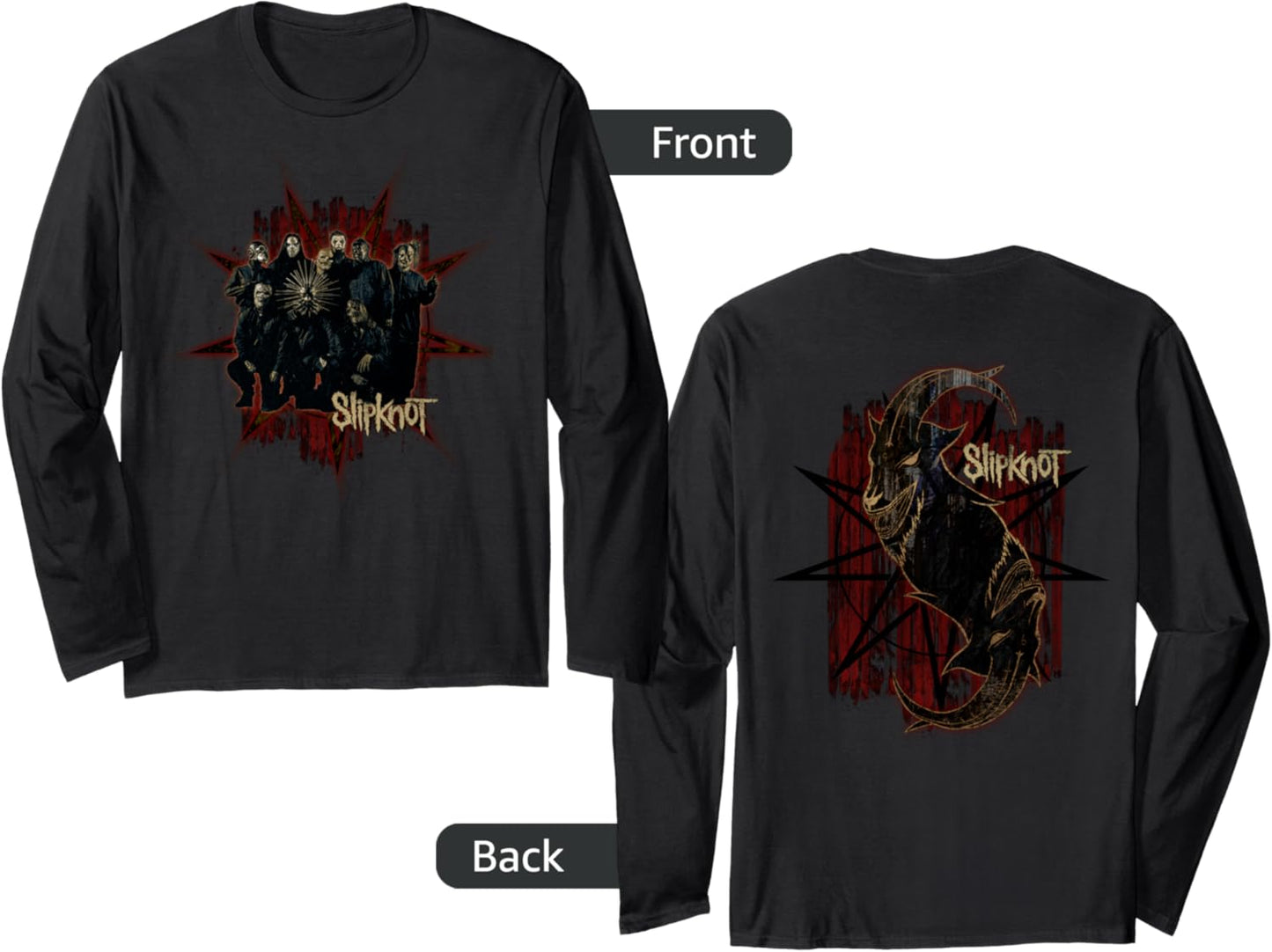 Slipknot Star Scratch Band Long Sleeve