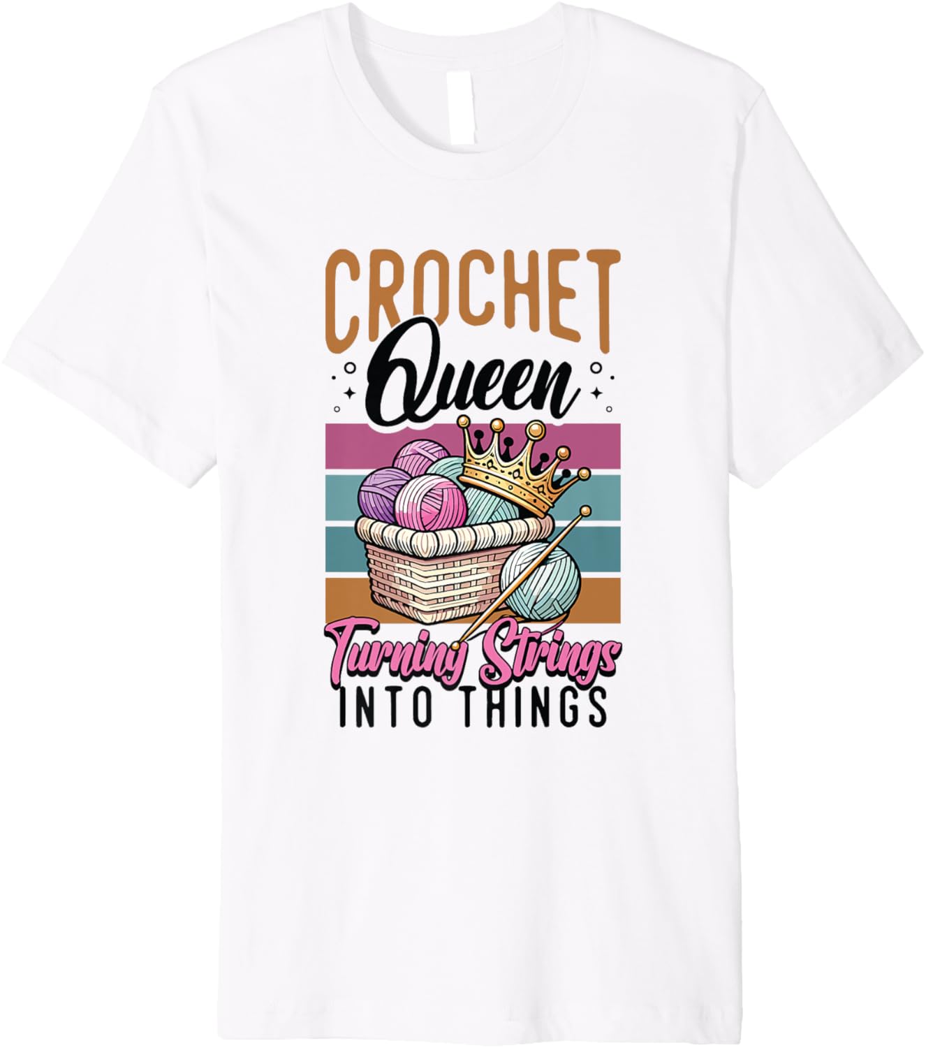 Crochet Queen Yarn Crocheting Premium