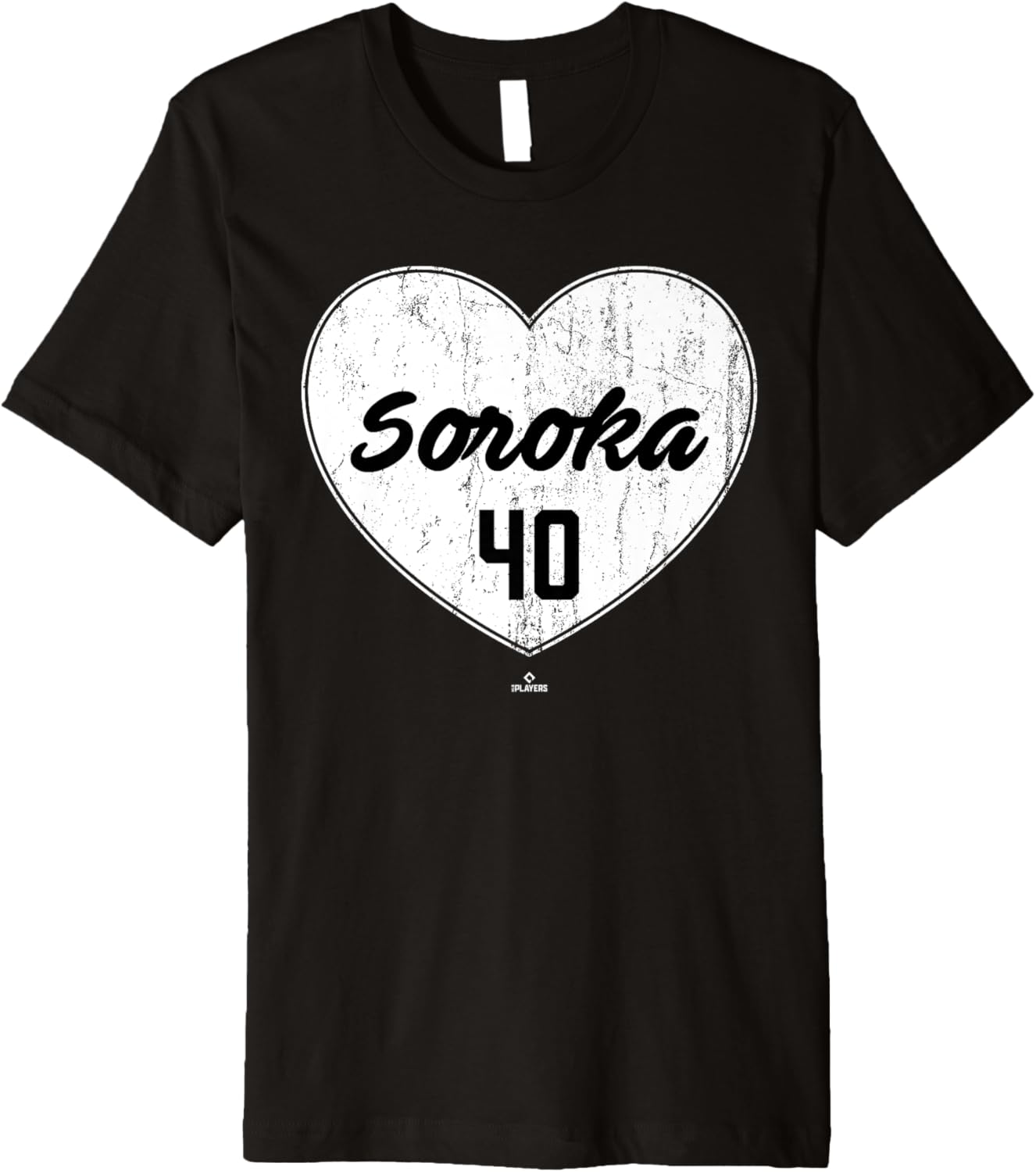 Distressed Heart Michael Soroka Chicago Baseball MLBPA Premium