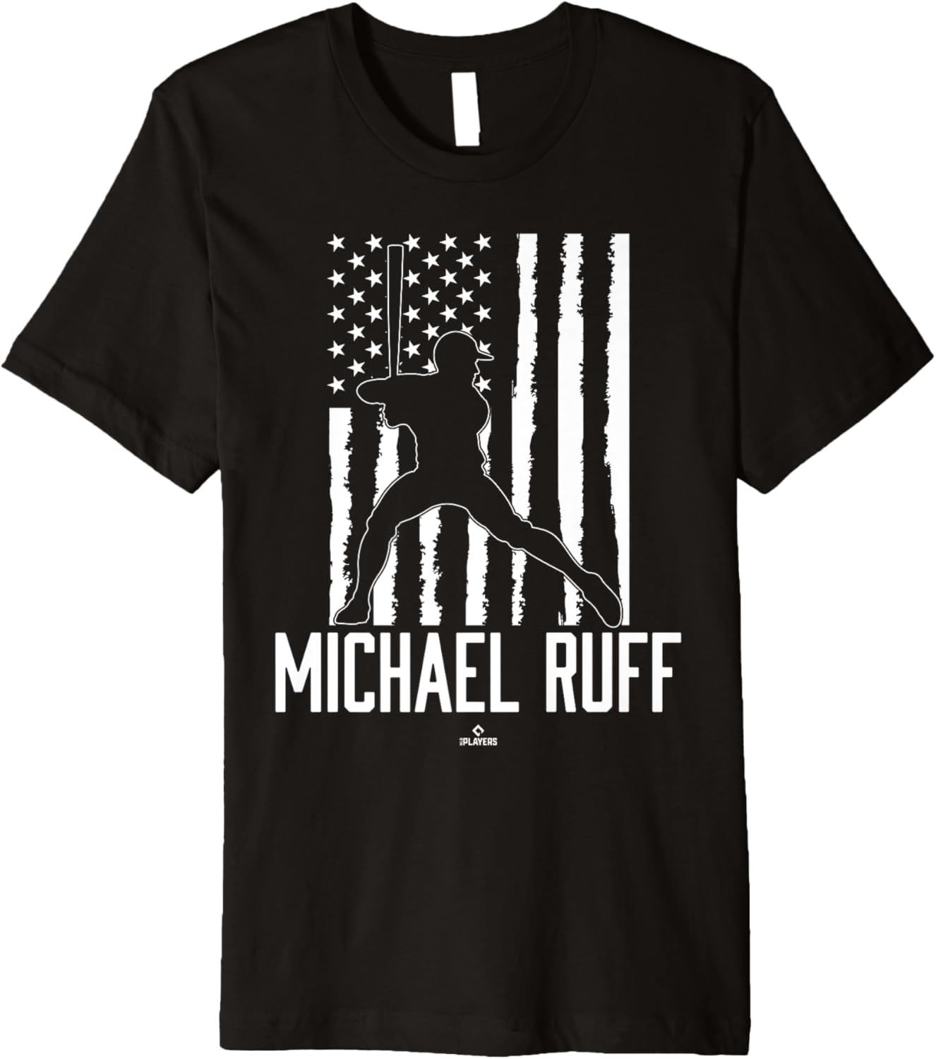 Distressed Flag Swing Michael Ruff Prospect Baseball Fan Premium