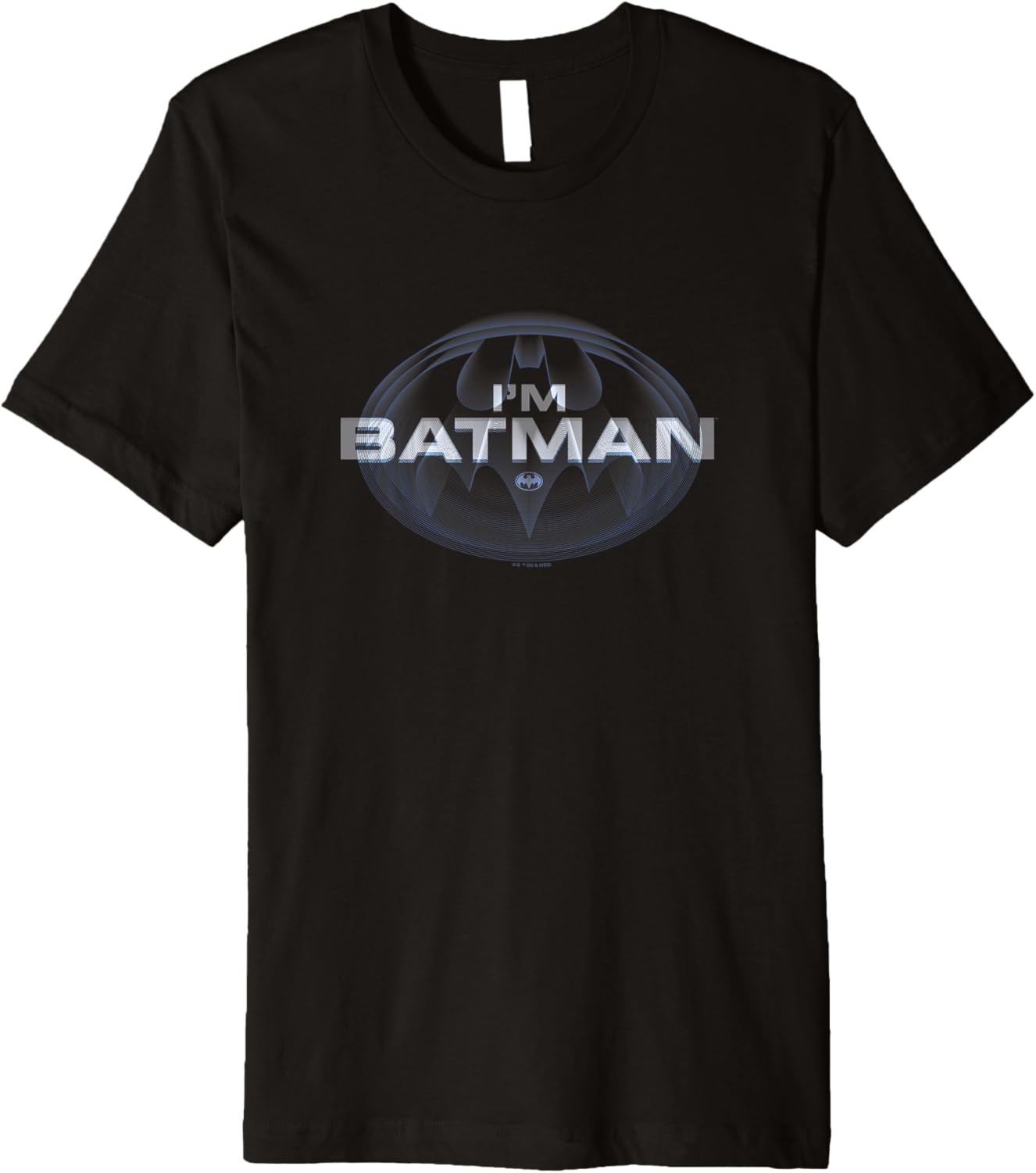 The Flash I'm Batman Vintage Michael Keaton Bat Symbol Premium