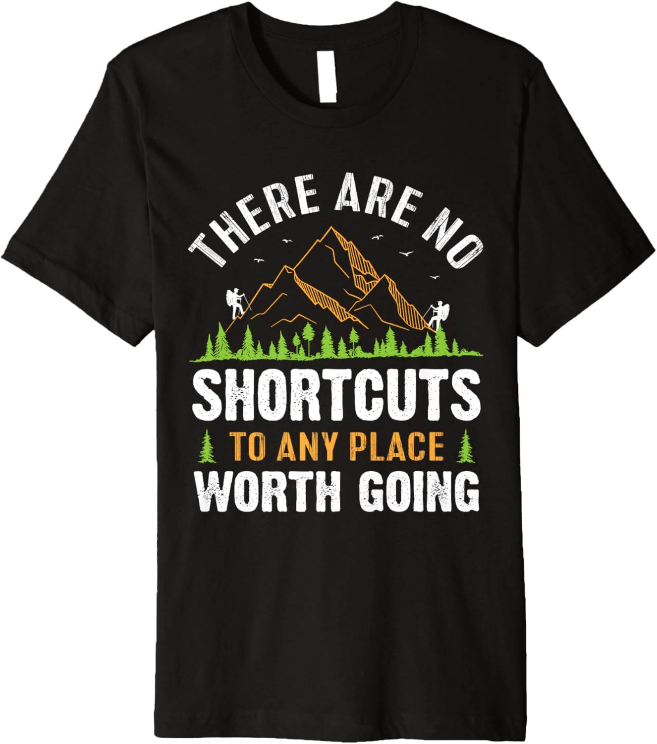 There Are No Shortcuts To Any Place Worth Going Premium