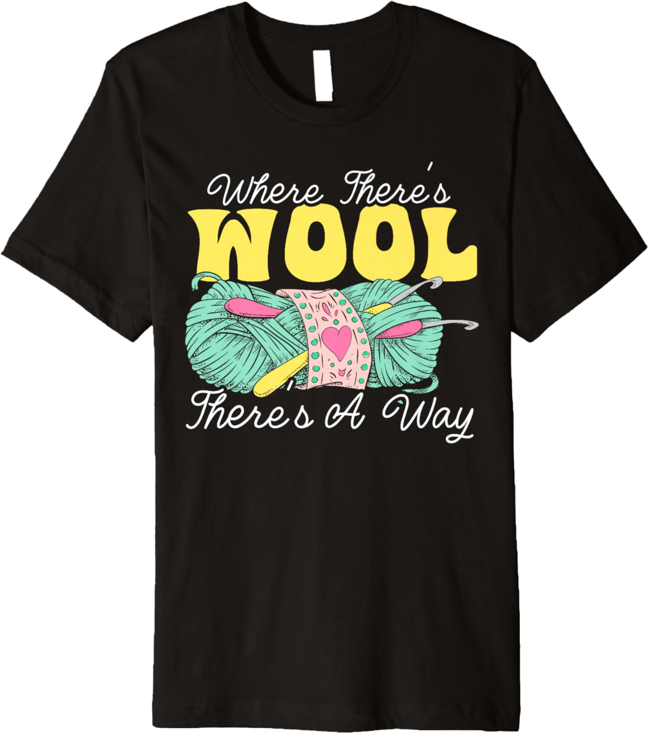 Crocheting Crochet Crafty Knitter Yarn Collector Knitting Premium