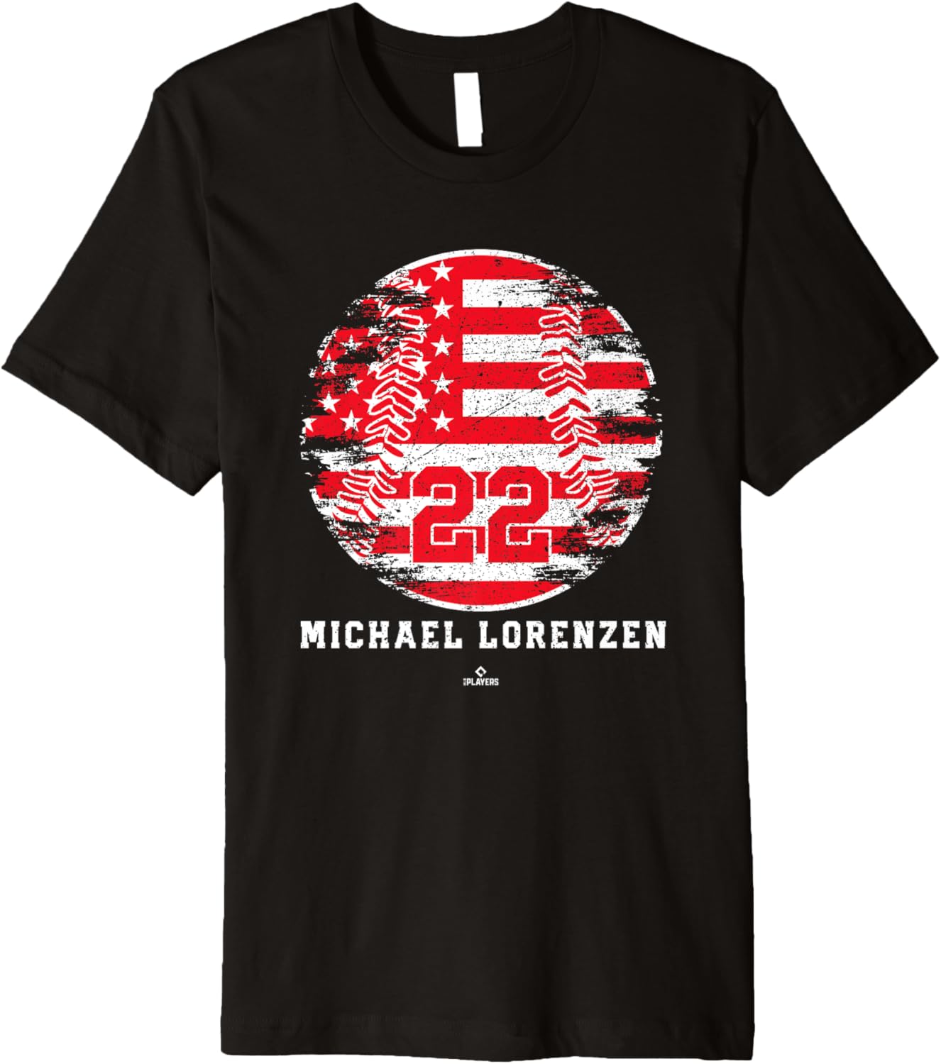 Vintage Baseball Flag Michael Lorenzen Philadelphia MLBPA Premium