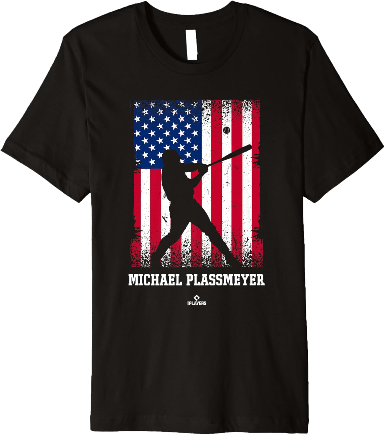 American Flag Swing Michael Plassmeyer Prospect Baseball Fan Premium