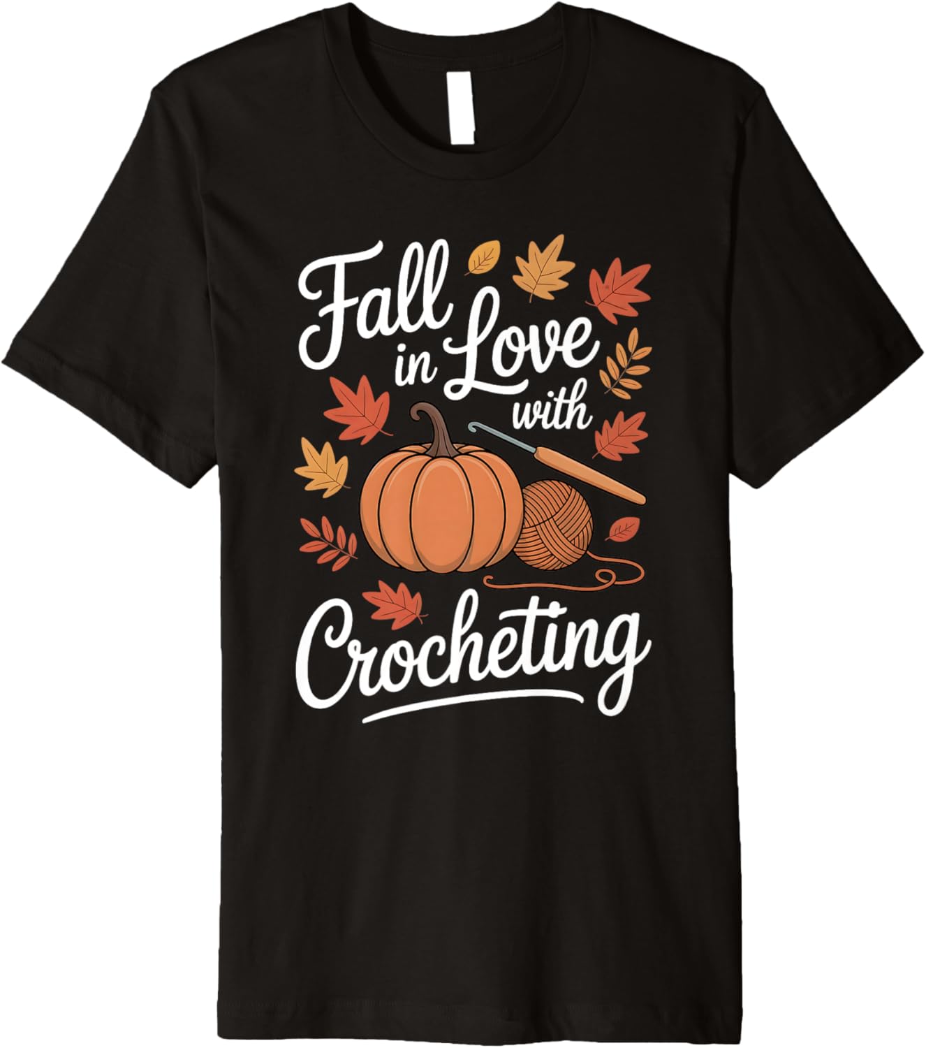 Fall in Love with Crocheting Thanksgiving Autumn Yarn Premium