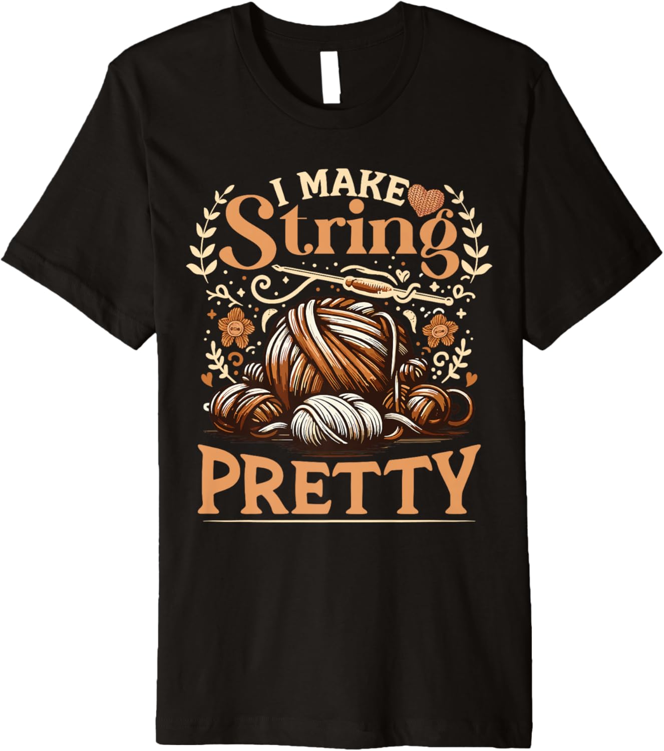 Crocheter Crocheting Crochet Yarn Funny Premium