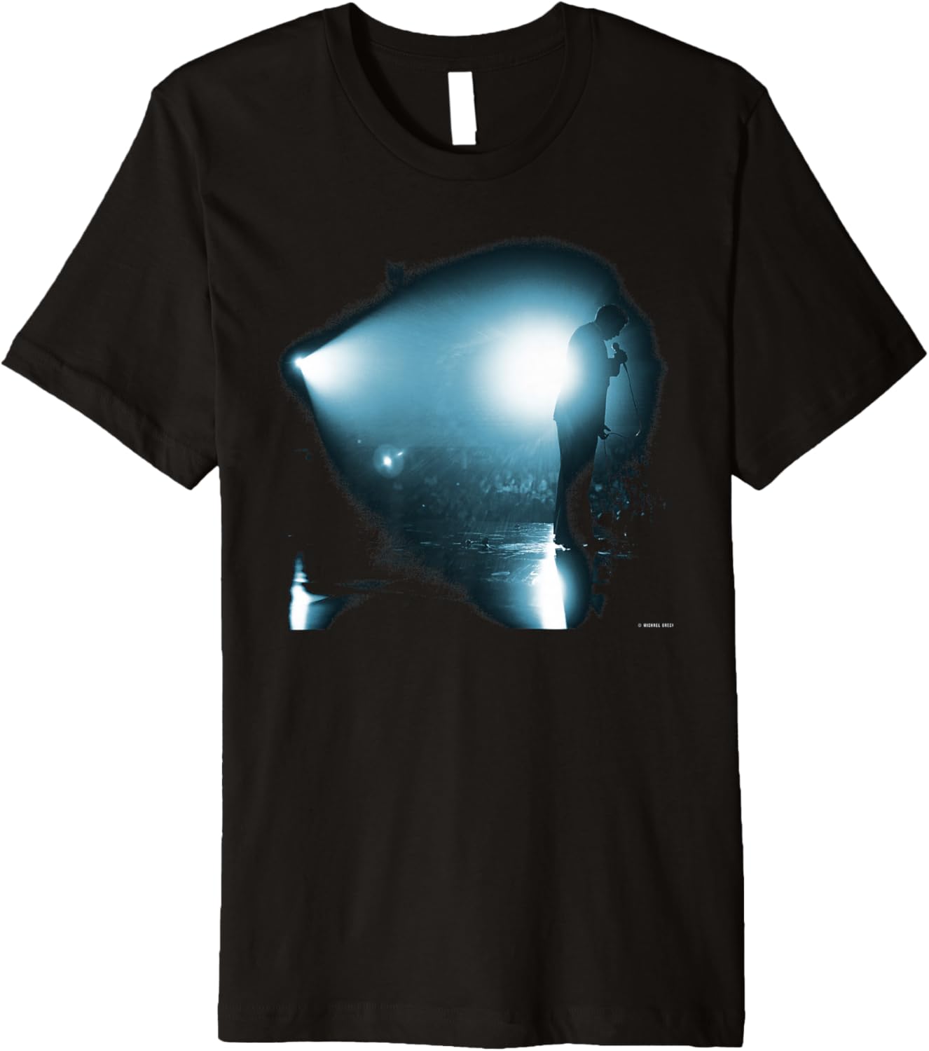 Frank Sinatra On Stage Silhouette by Michael Grecco Premium