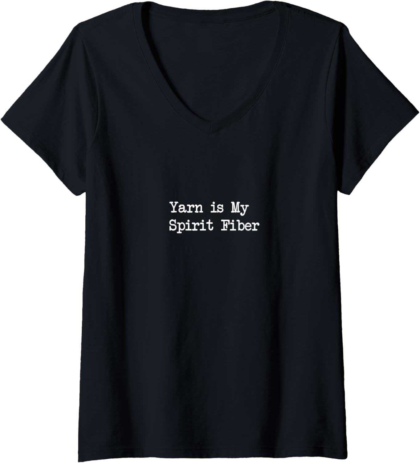 Womens Yarn is My Spirit Fiber Funny Yarn Quotes V-Neck