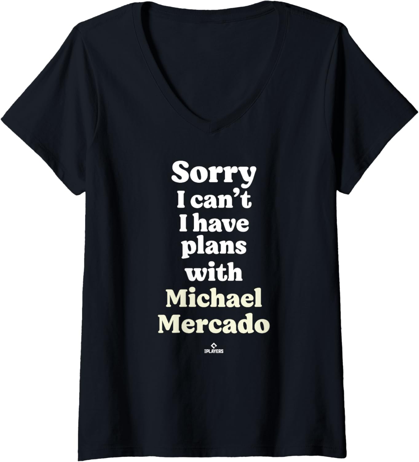 Womens Michael Mercado Prospect Baseball Fan Gear V-Neck
