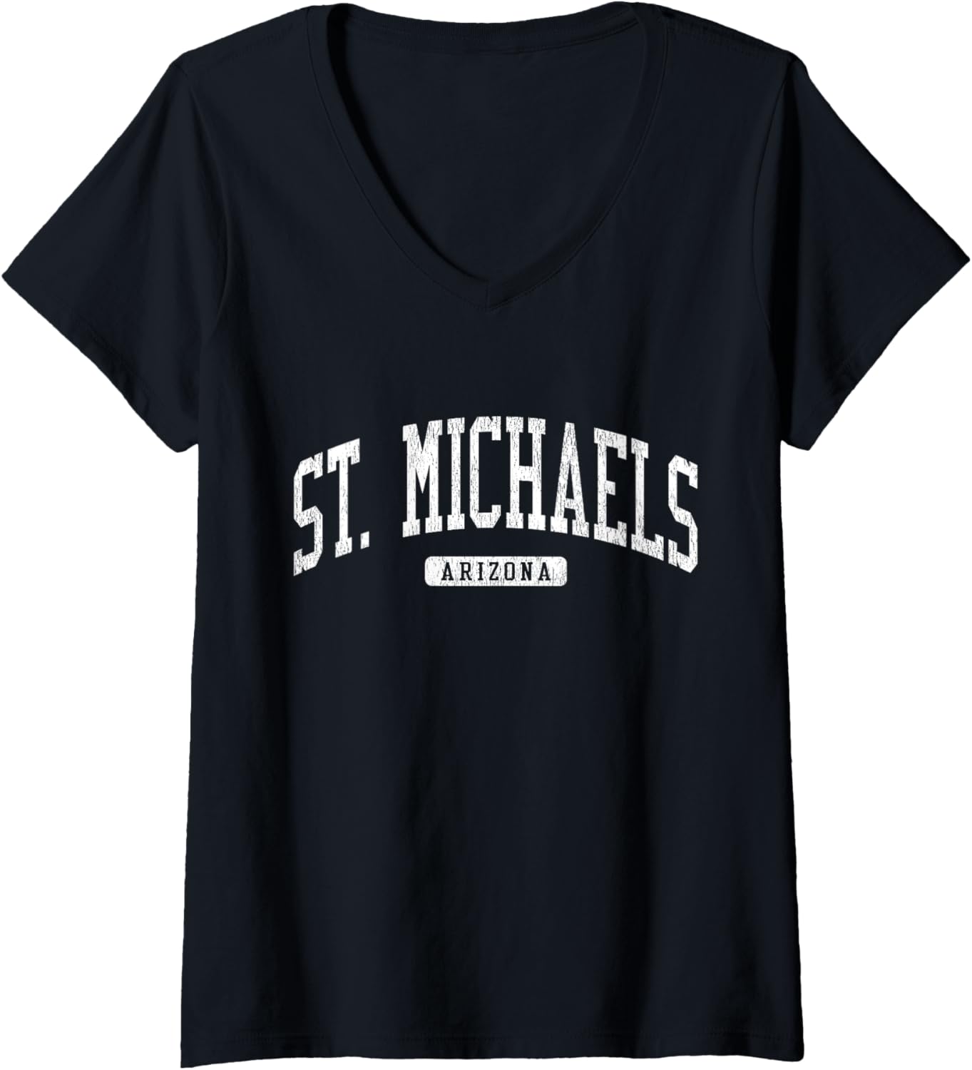 Womens St. Michaels Arizona AZ JS03 College University Style V-Neck