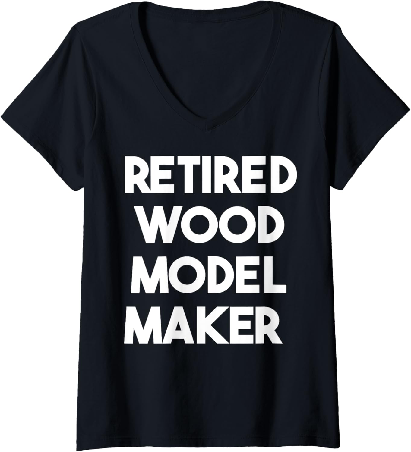 Retired Wood Model Maker V-Neck