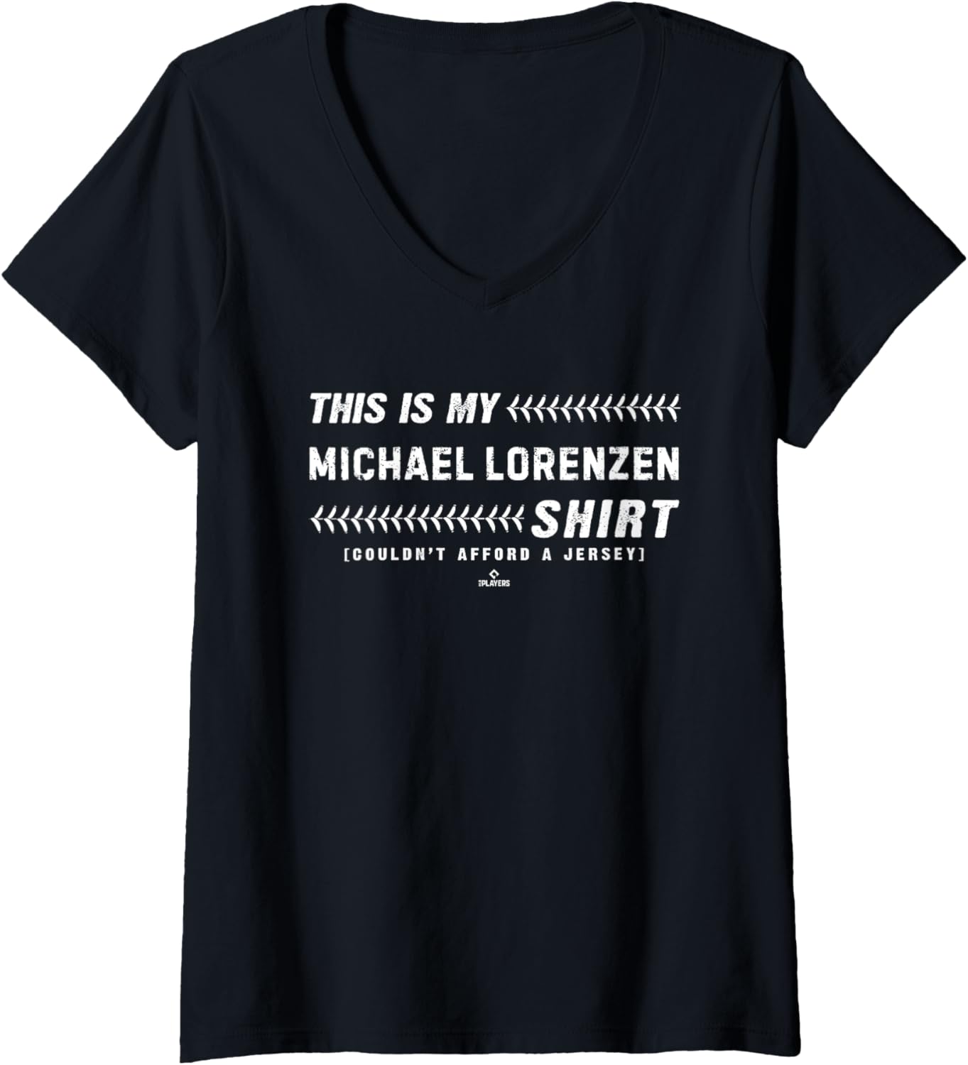 Womens This Is My Shirt for Michael Lorenzen Kansas City Baseball V-Neck
