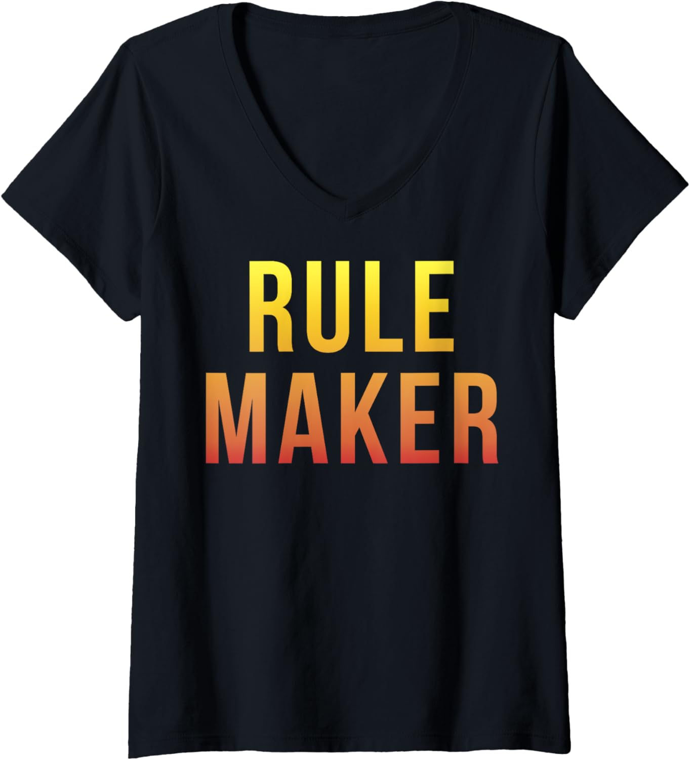 Womens Trendy Rule Maker Colour Gradient V-Neck