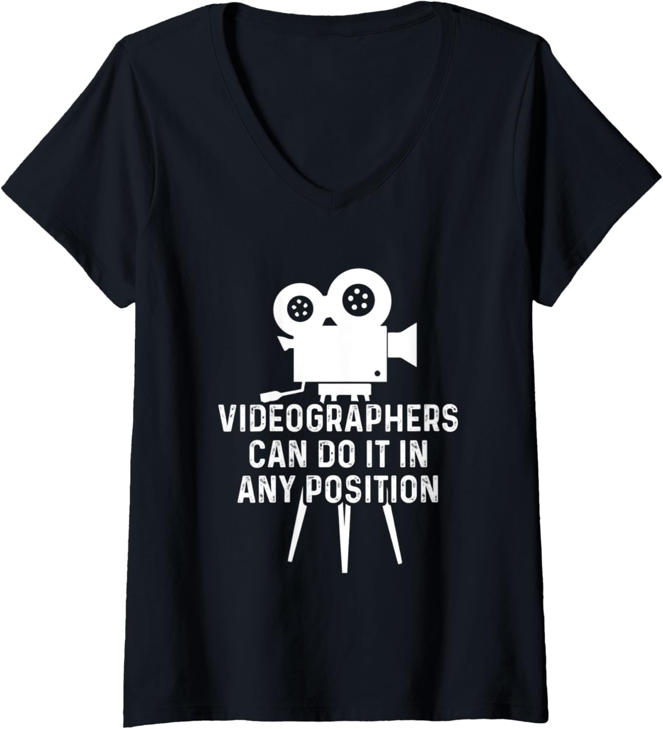 Womens Videographer Position Videography Filmmaker V-Neck