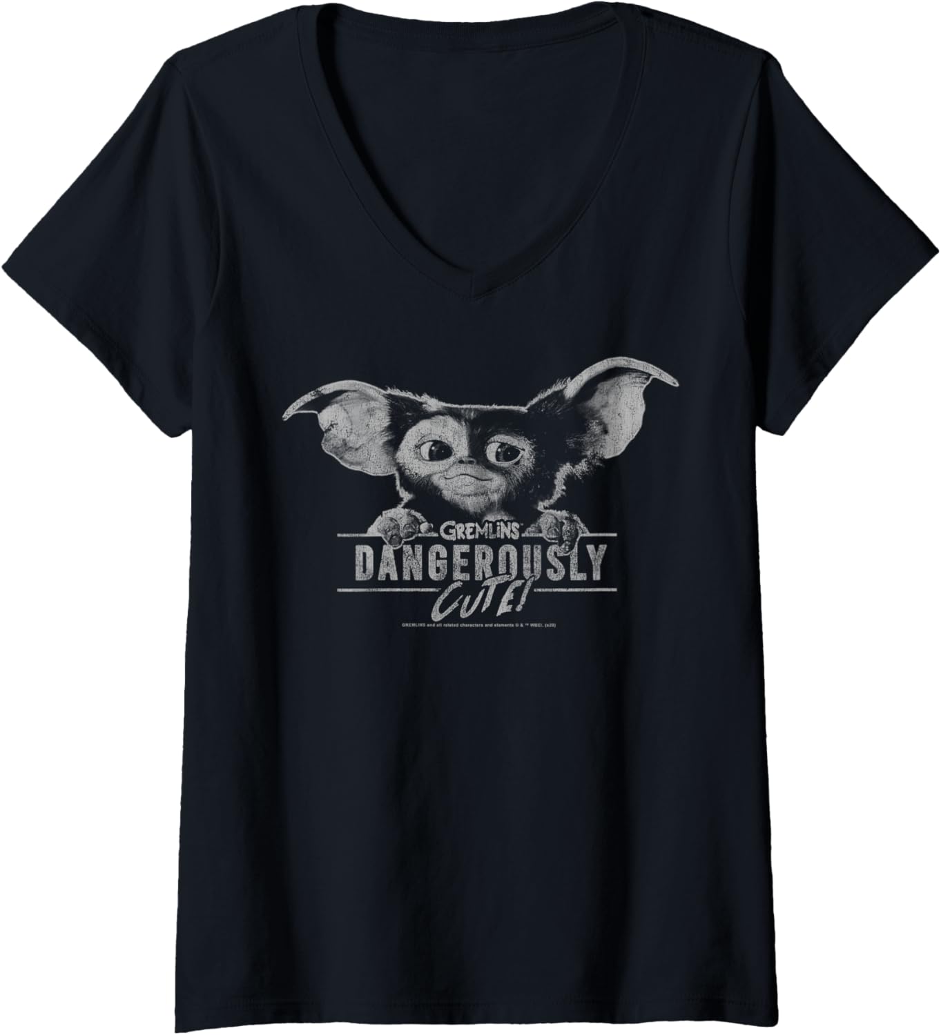 Womens Gremlins Dangerously Cute V-Neck