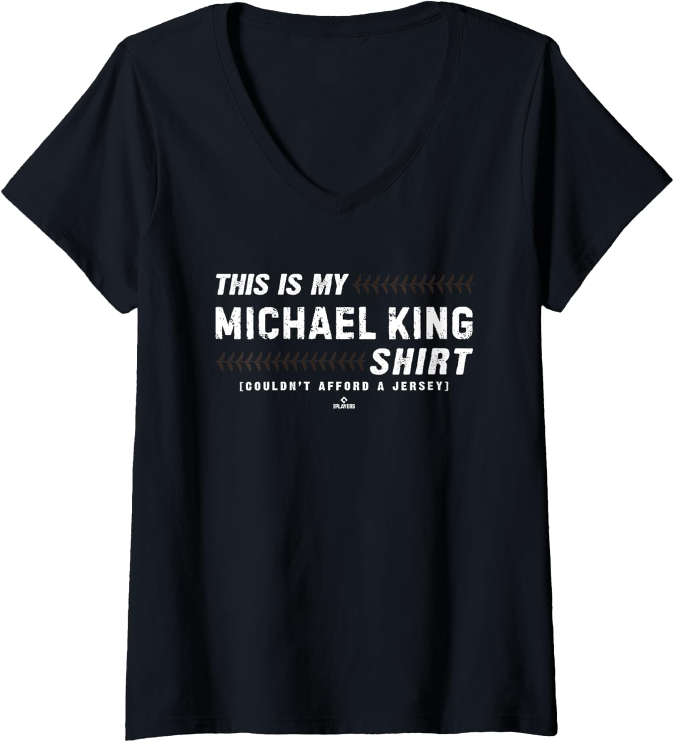 Womens This Is My Shirt for Michael King San Diego Baseball MLBPA V-Neck