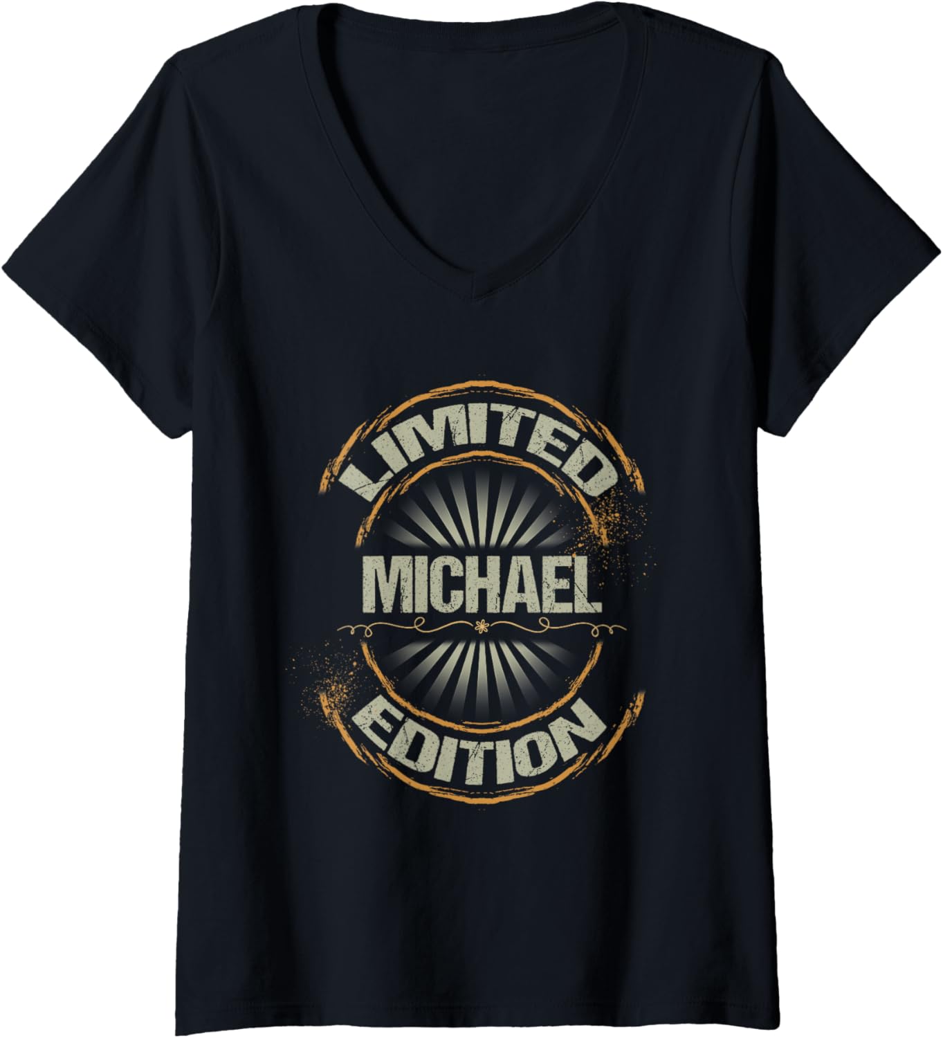 Womens Limited michael edition personalized first Name michael V-Neck
