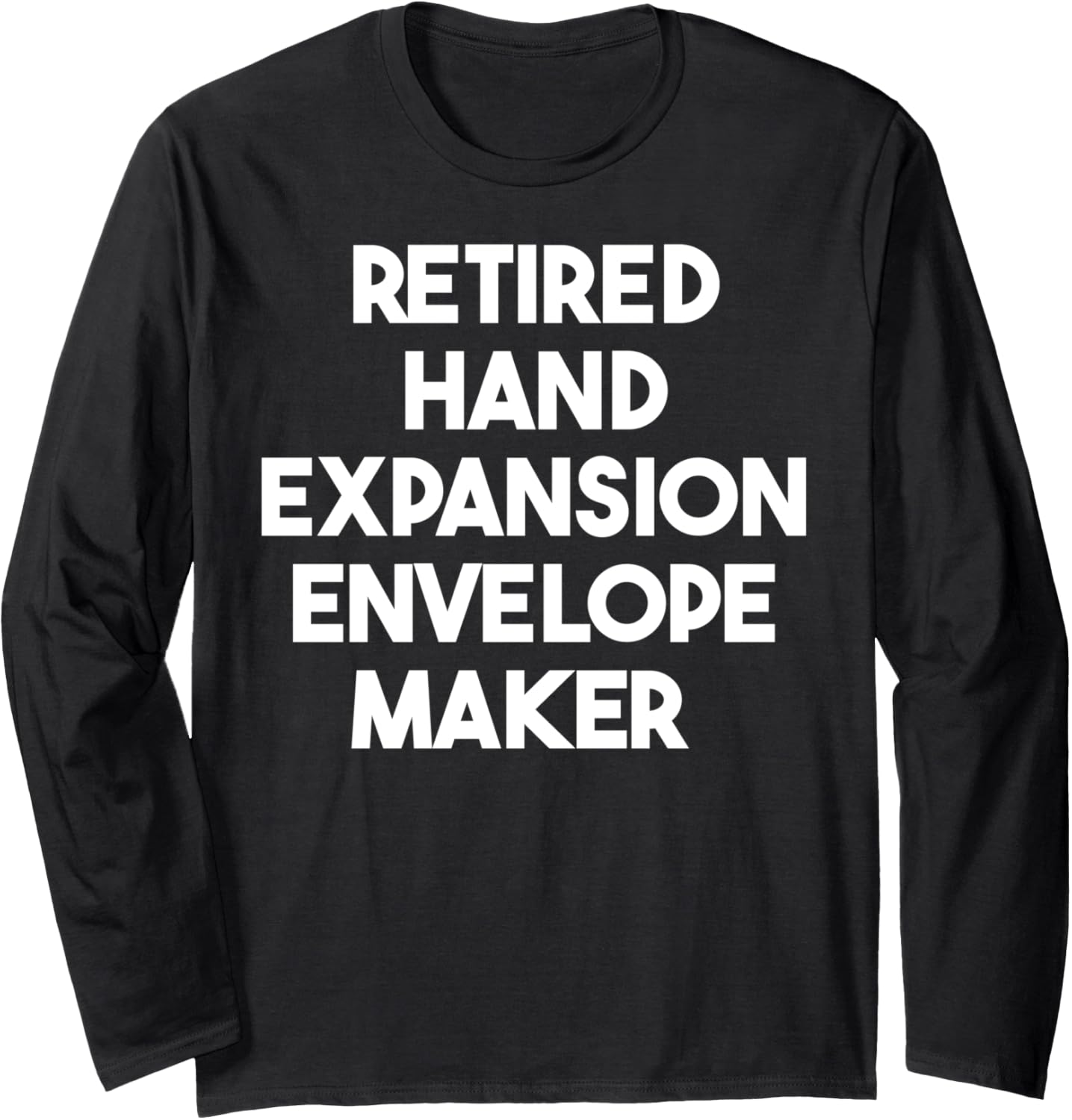 Retired Hand Expansion Envelope Maker Long Sleeve