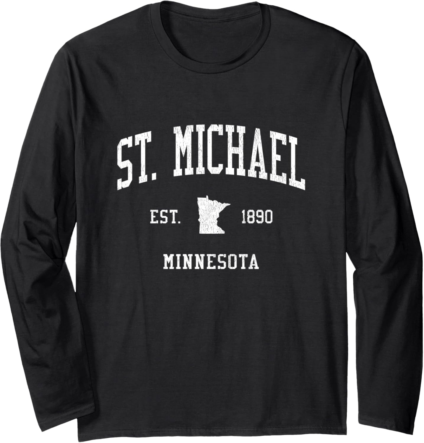 St. Michael MN Vintage Athletic Sports JS01 Long Sleeve