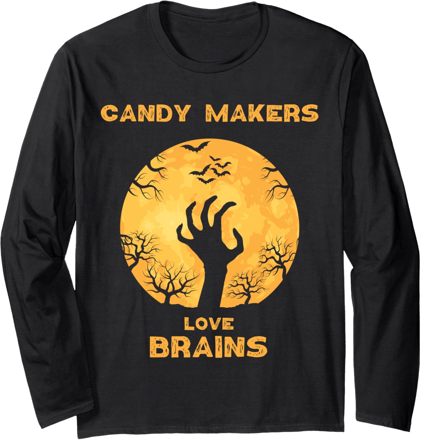 Candy Makers Love Brains Funny Halloween Candy Maker Long Sleeve