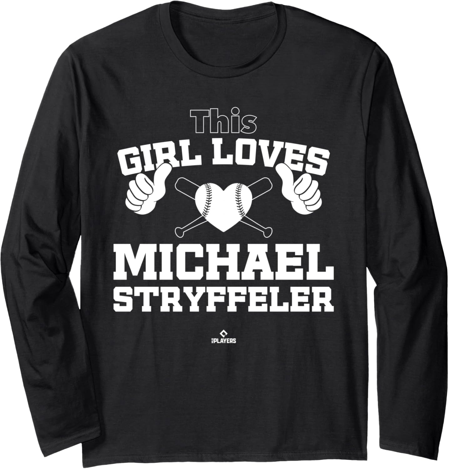 This Girl Loves Michael Stryffeler Prospect Baseball Fan Long Sleeve