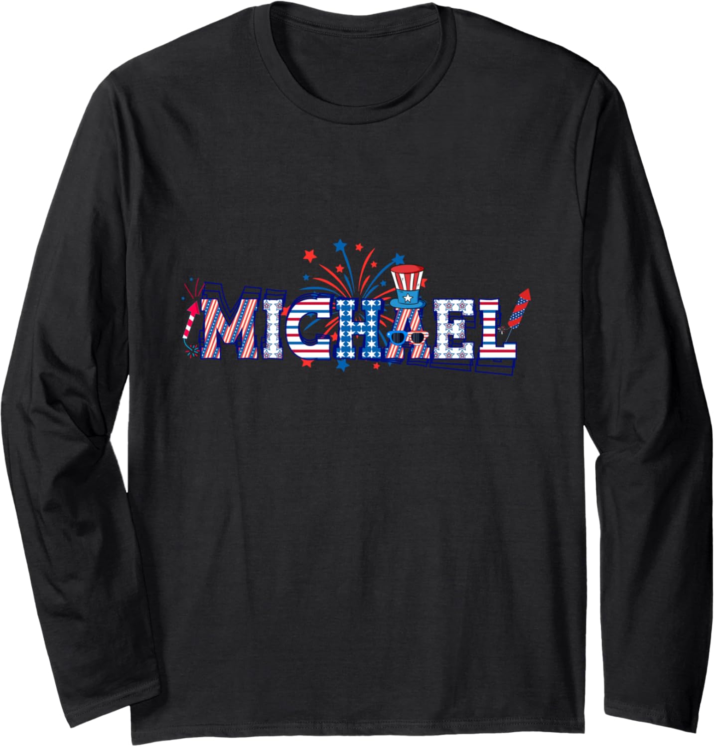 4th July Fireworks Drinks Party Michael Long Sleeve