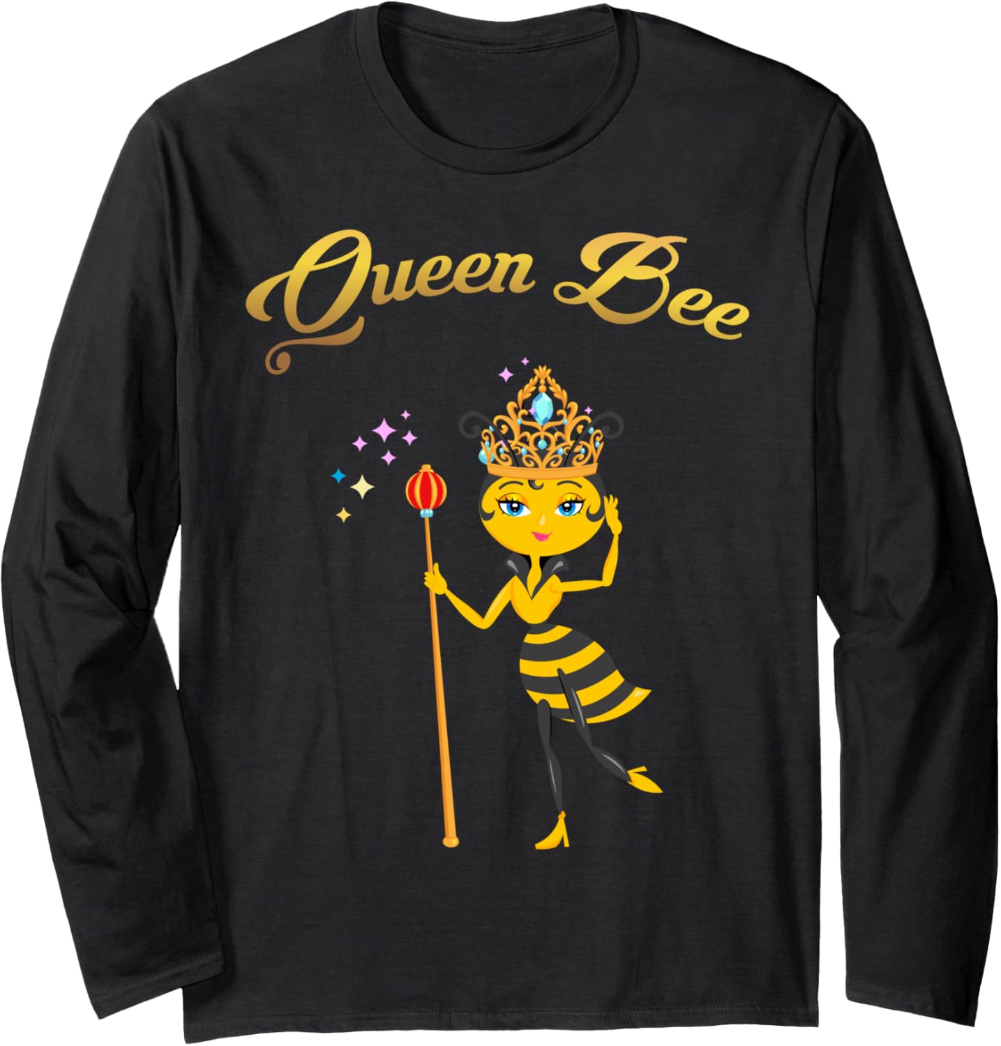 Queen Bee Unisex Long Sleeve T- Shirt