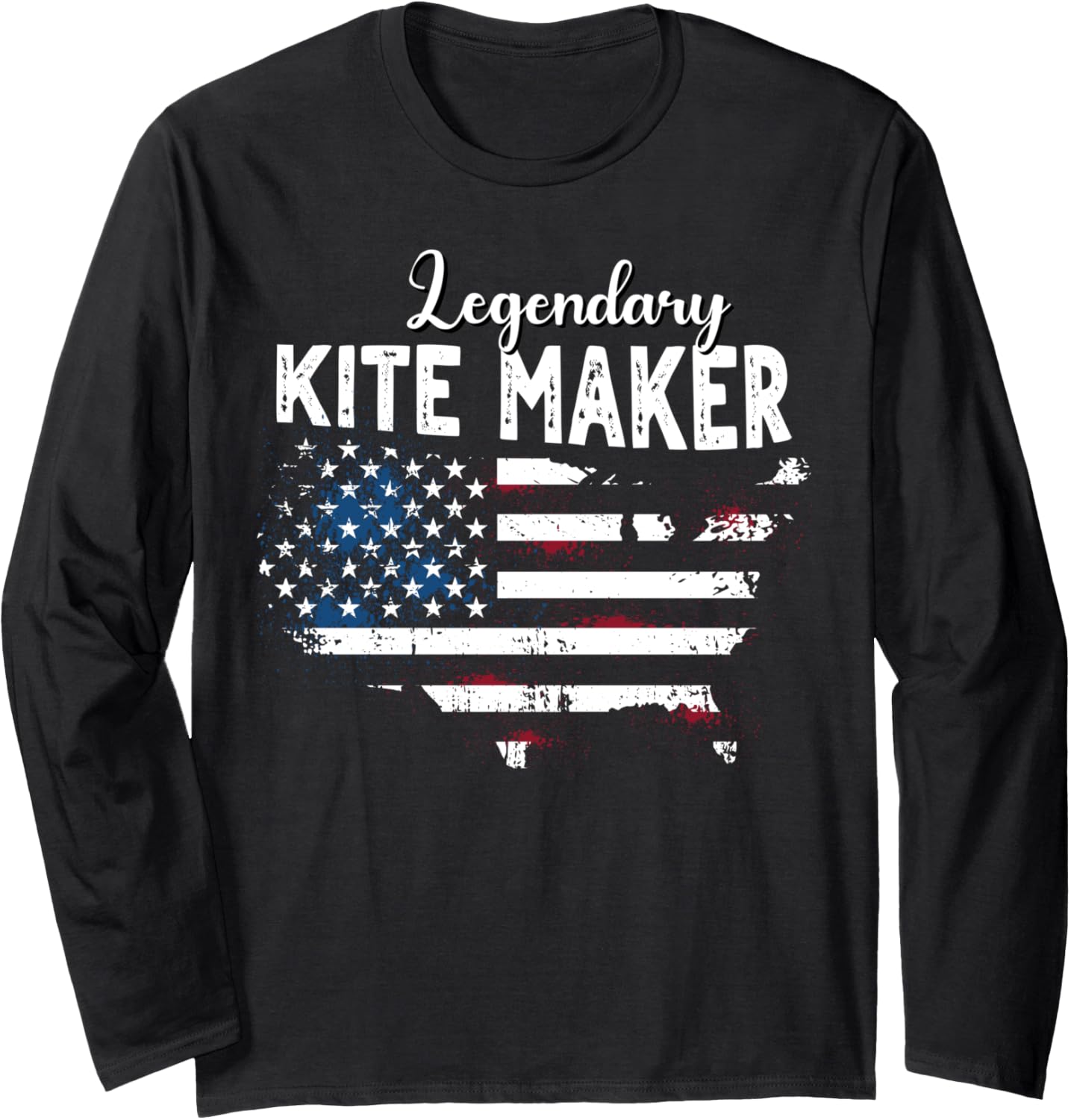 US Flag Kite Maker Long Sleeve