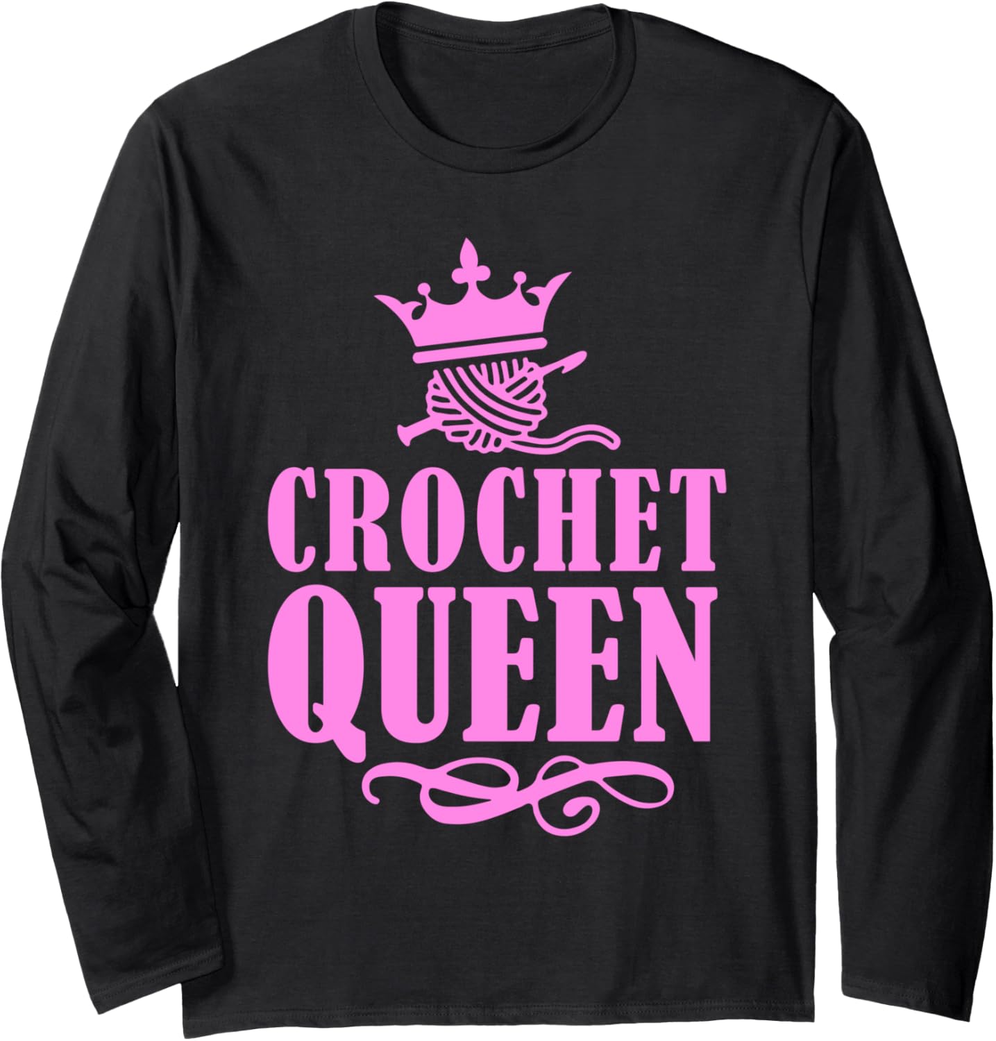 Yarn Art I Crochet Queen Long Sleeve