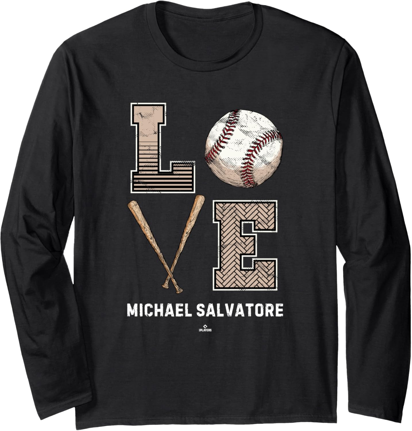 Baseball Love Michael Salvatore Prospect Baseball Fan Gear Long Sleeve