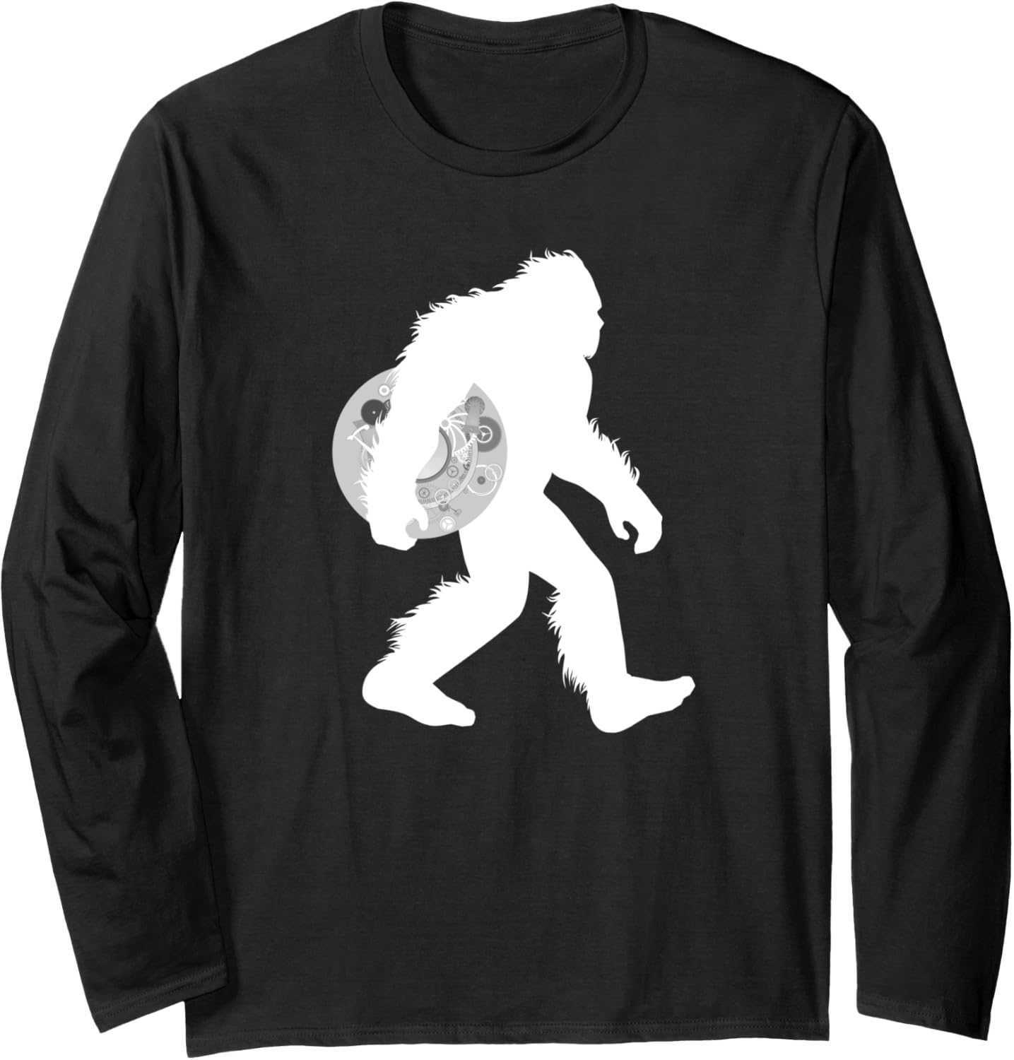 Bigfoot Clockmaker Horology Watchmaker Sasquatch Horologist Long Sleeve