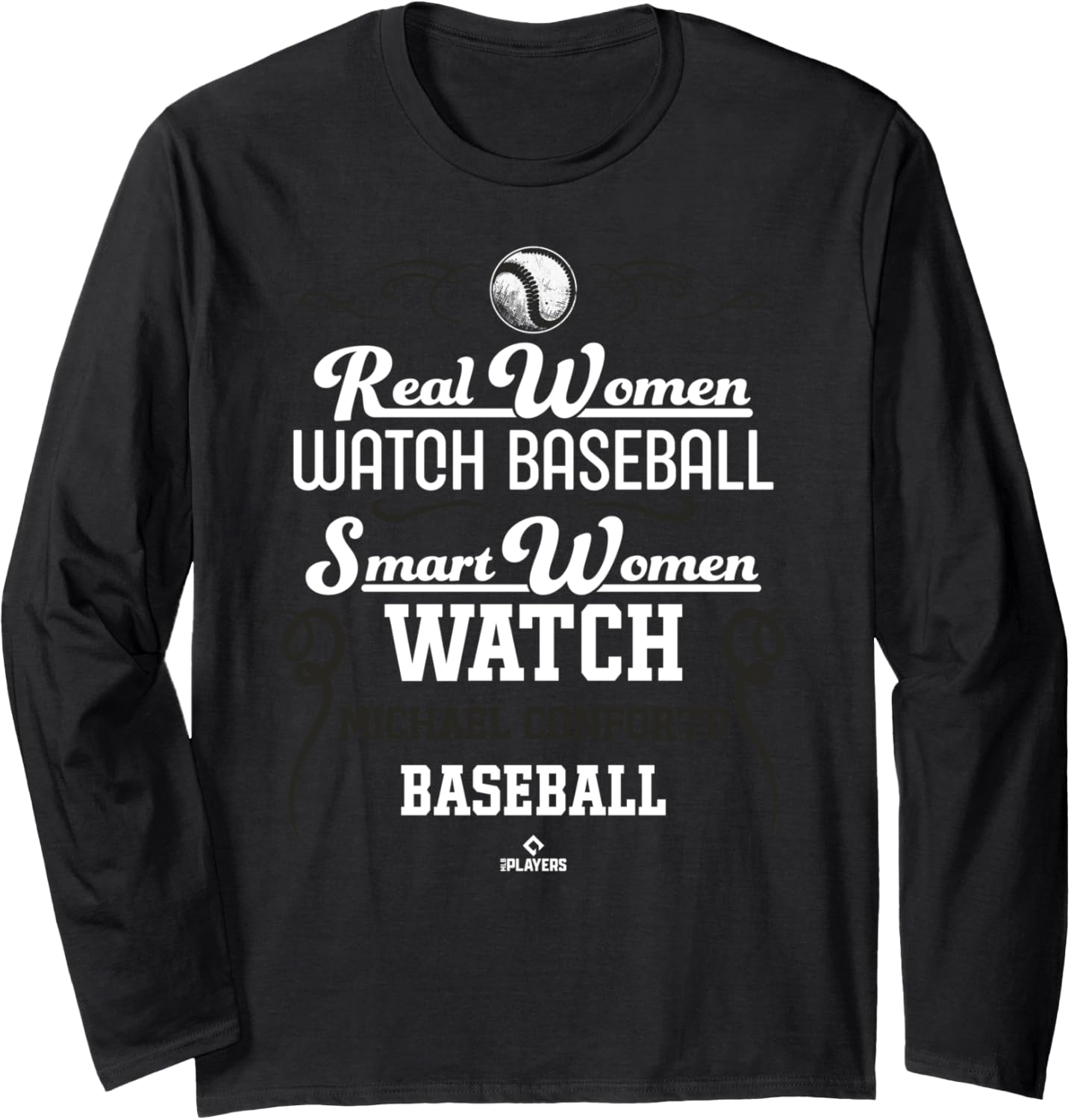 Smart Women Watch Michael Conforto San Francisco Baseball Long Sleeve