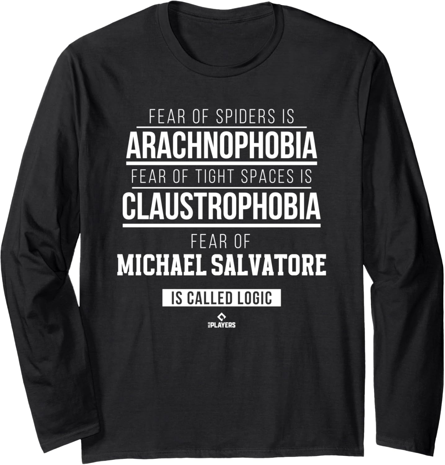 Fear of Michael Salvatore Prospect Baseball Fan Gear Long Sleeve