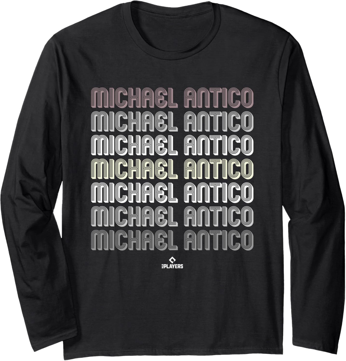 Retro Repeat Michael Antico Prospect Baseball Fan Gear Long Sleeve