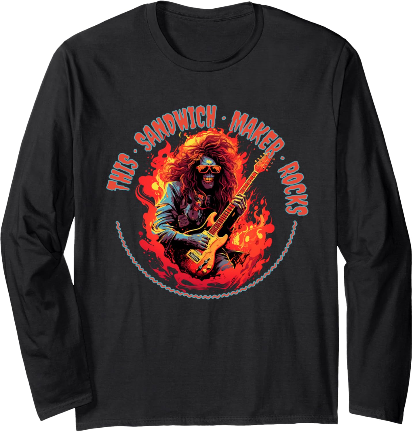 This Sandwich Maker Rocks Funny Musician Long Sleeve