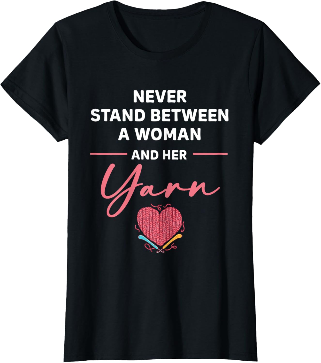 Crocheting Crochet Never stand between a woman and her yarn