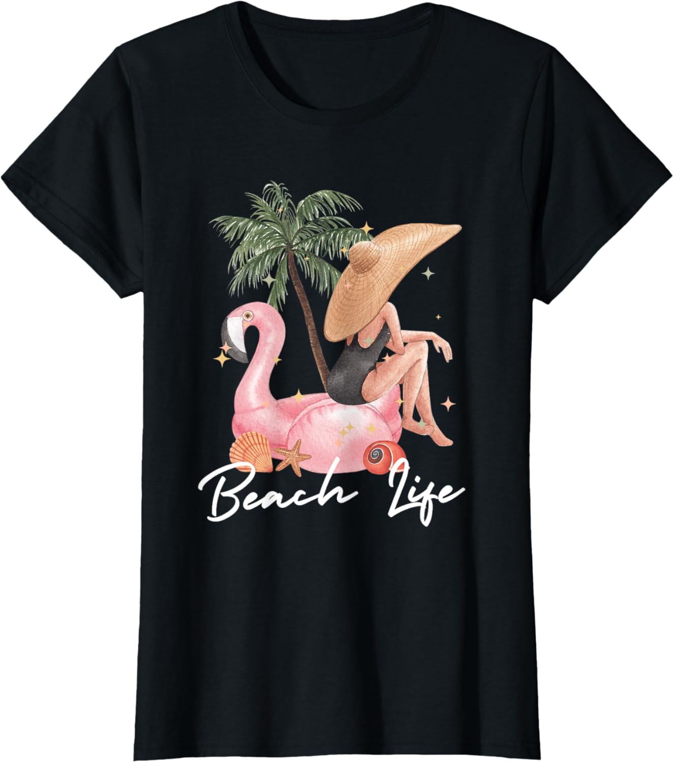 Beach Life Girl Summer Fun Lady Travel Vacation Happy Place