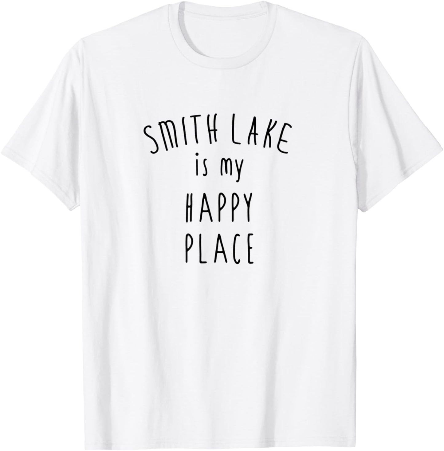 Smith Lake Happy Place Shirt Funny Camping Boating Outdoors