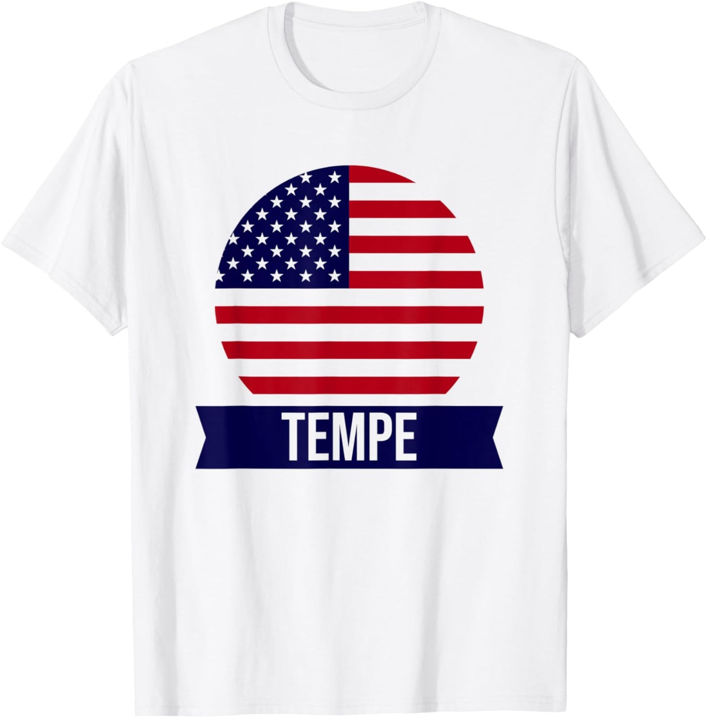 Tempe - USA - American place name US flag design