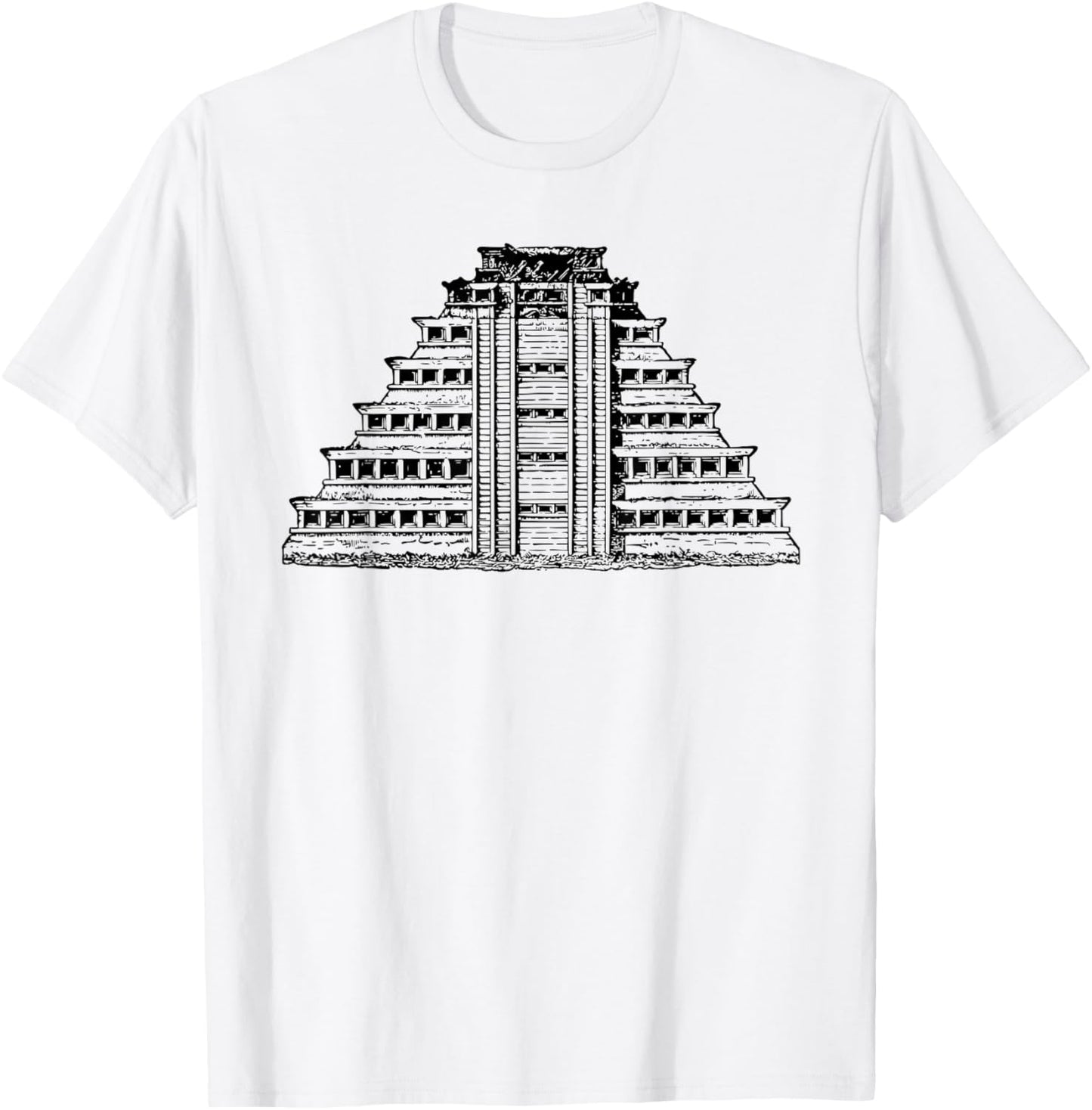 Aztec Pyramid Illustration Homes Of Gods Places of Worship