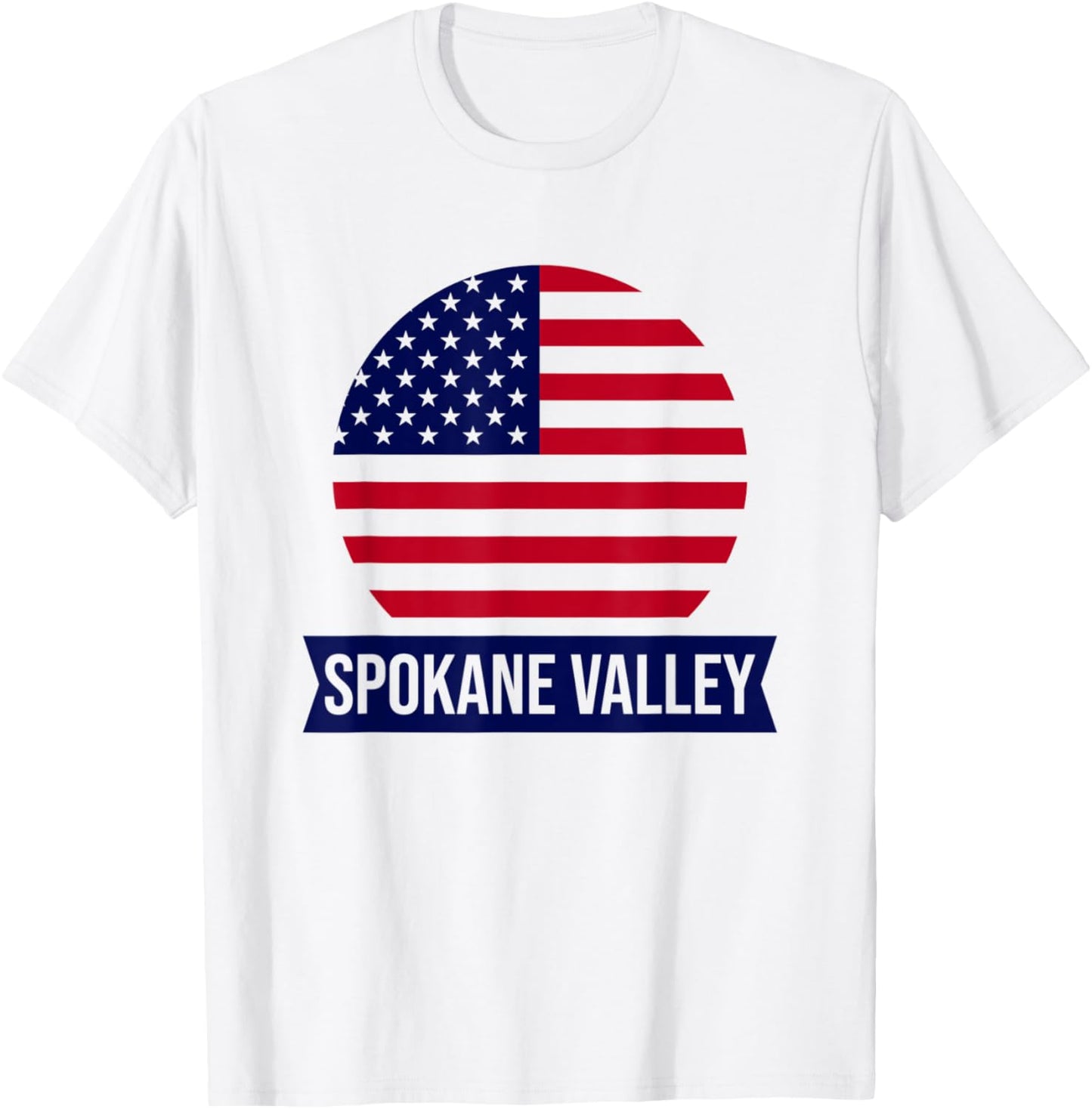 SPOKANE VALLEY - USA - American place name US flag design