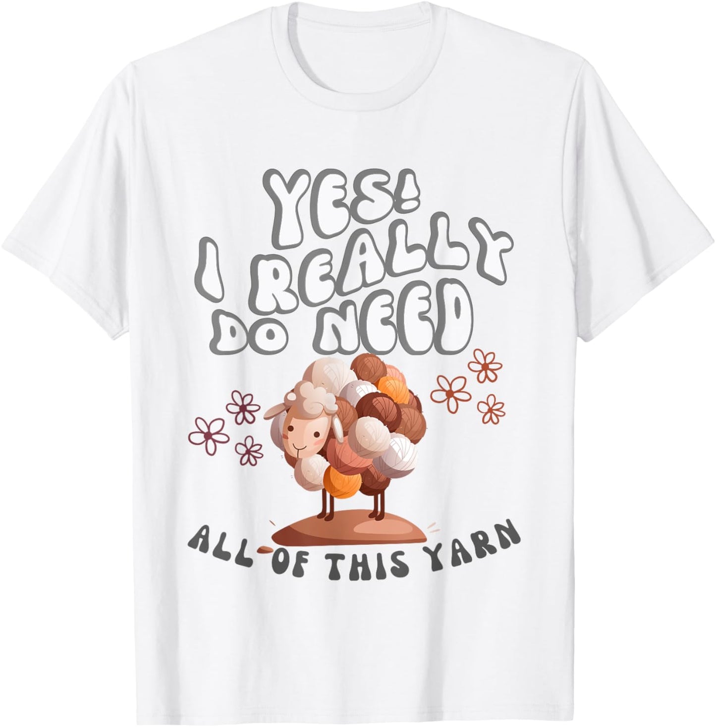 Funny for KNITTER or CROCHETER sheep with yarn balls